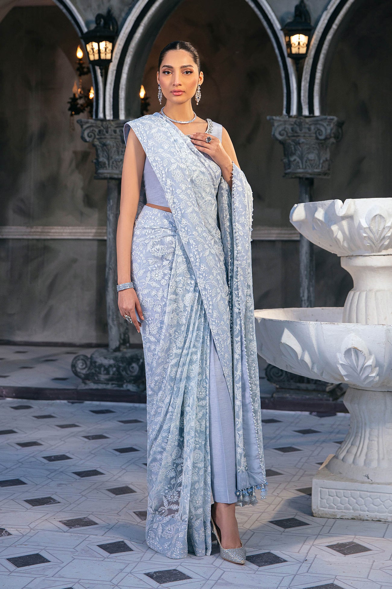 M.Luxe Fabrics Ice Blue LF-518