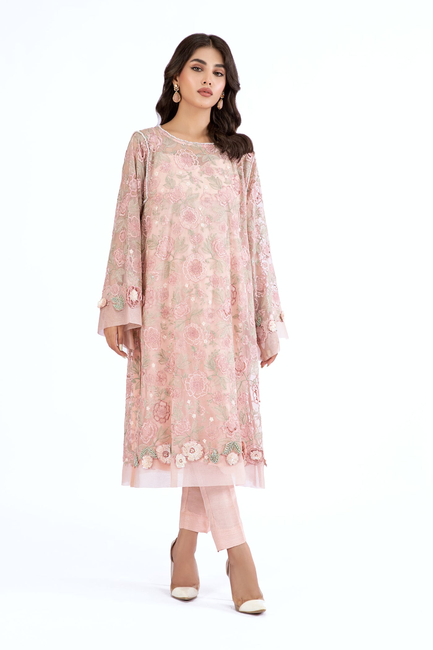 M.Luxe Fabrics Peach LF-520-B