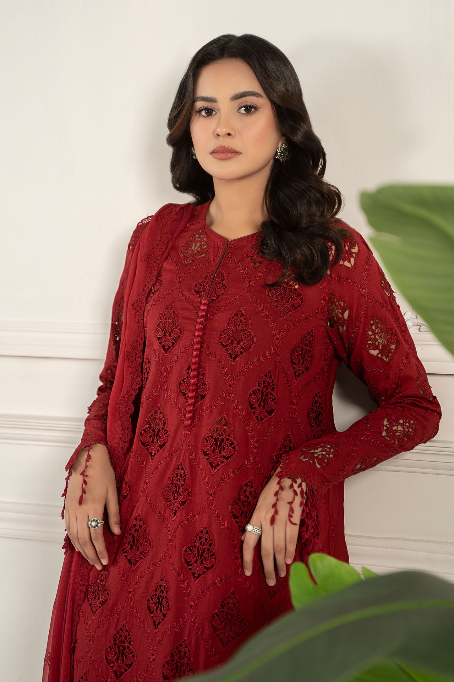 Embroidered Lawn Fabric (3Pcs) | LF-807