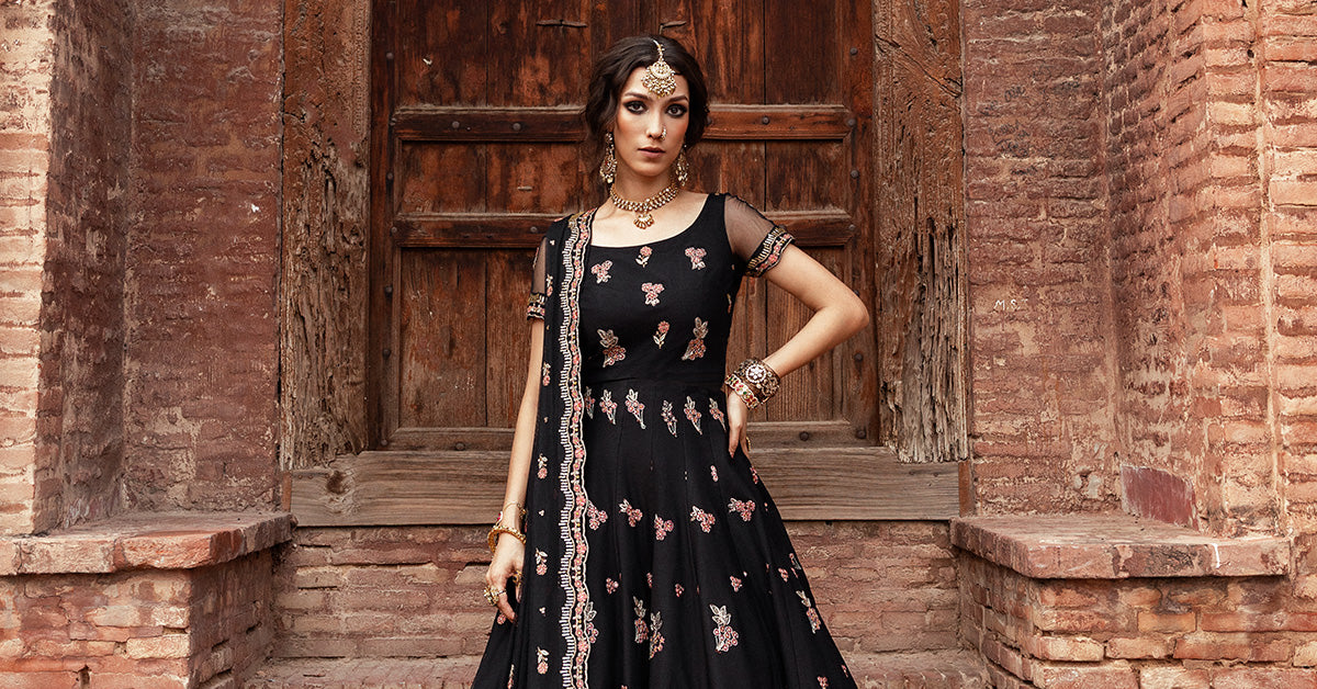 Embroidered Net Fabric (2Pcs) | LF-902