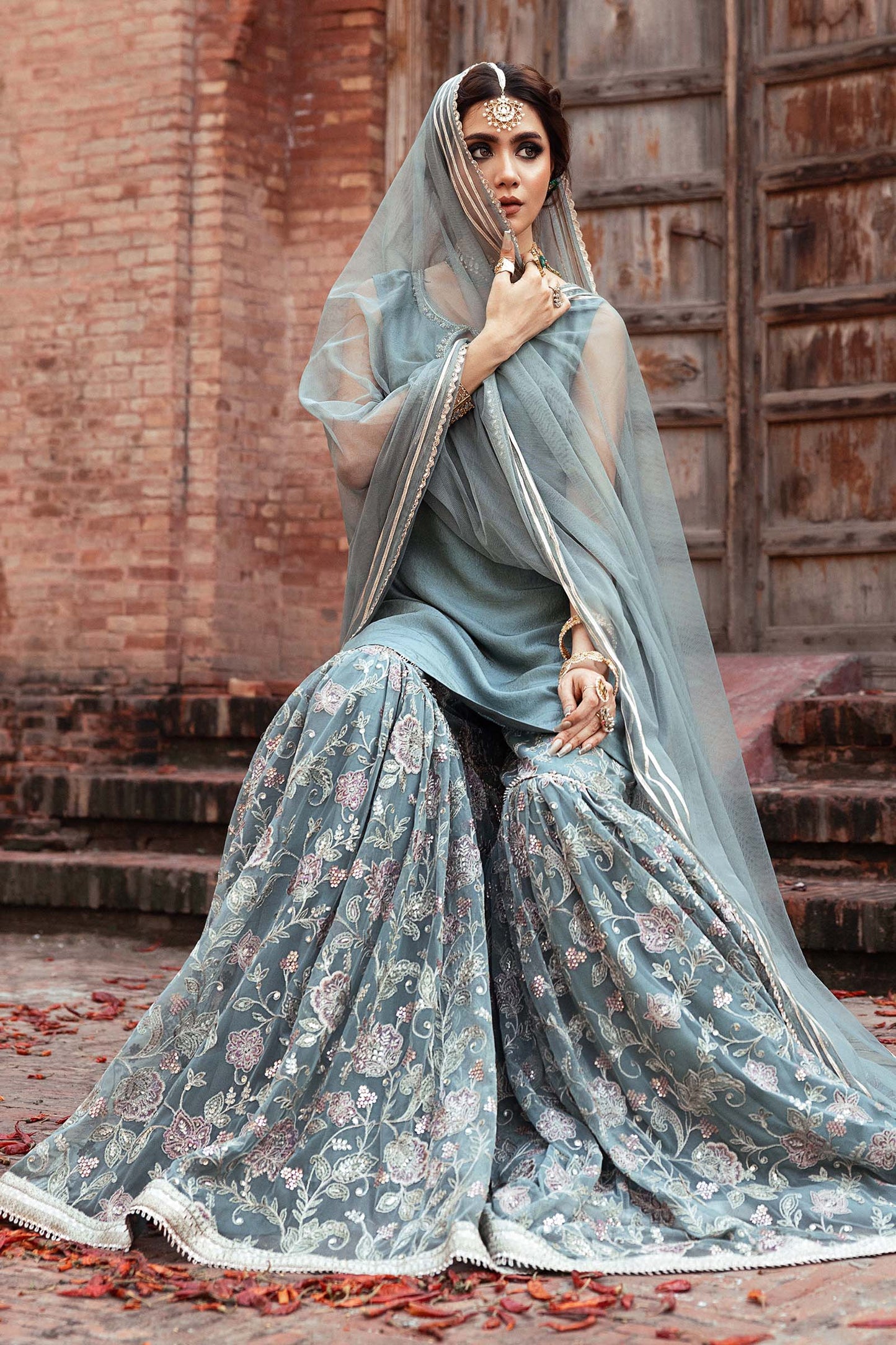 Embroidered Net Fabric (1Pc) | LF-906