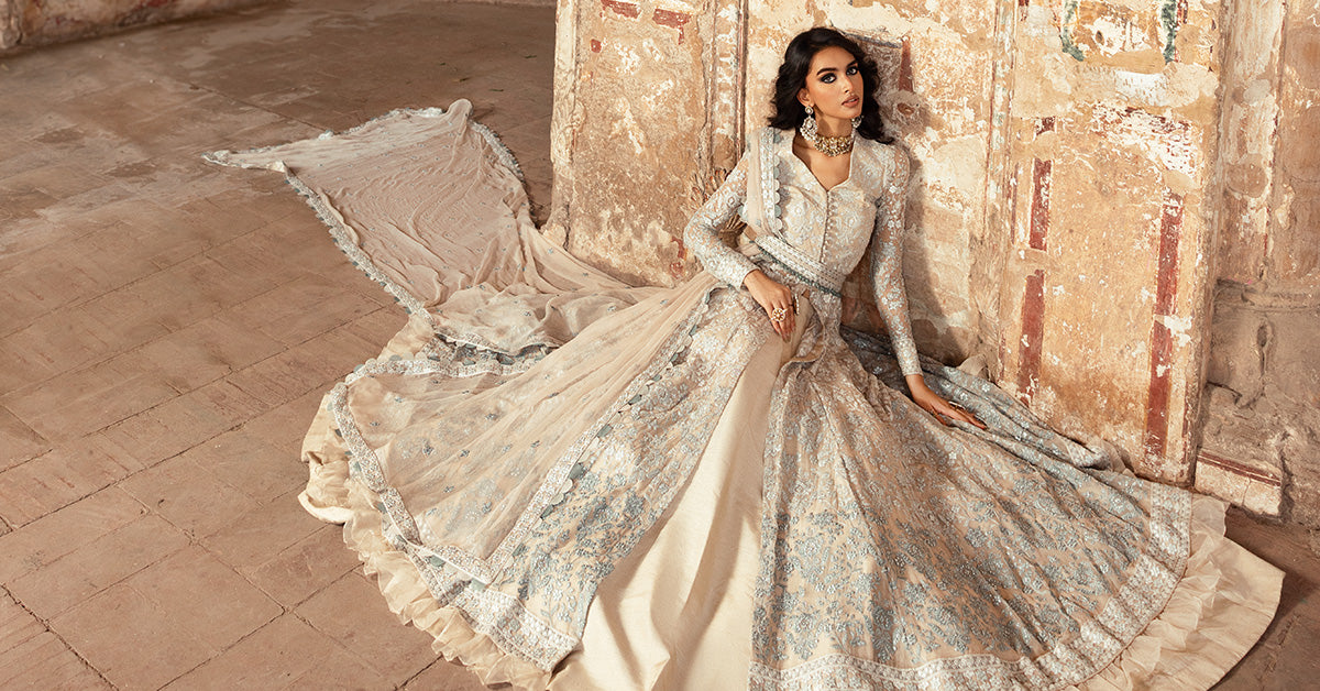 Embroidered Chiffon Fabric (2Pcs) | LF-918