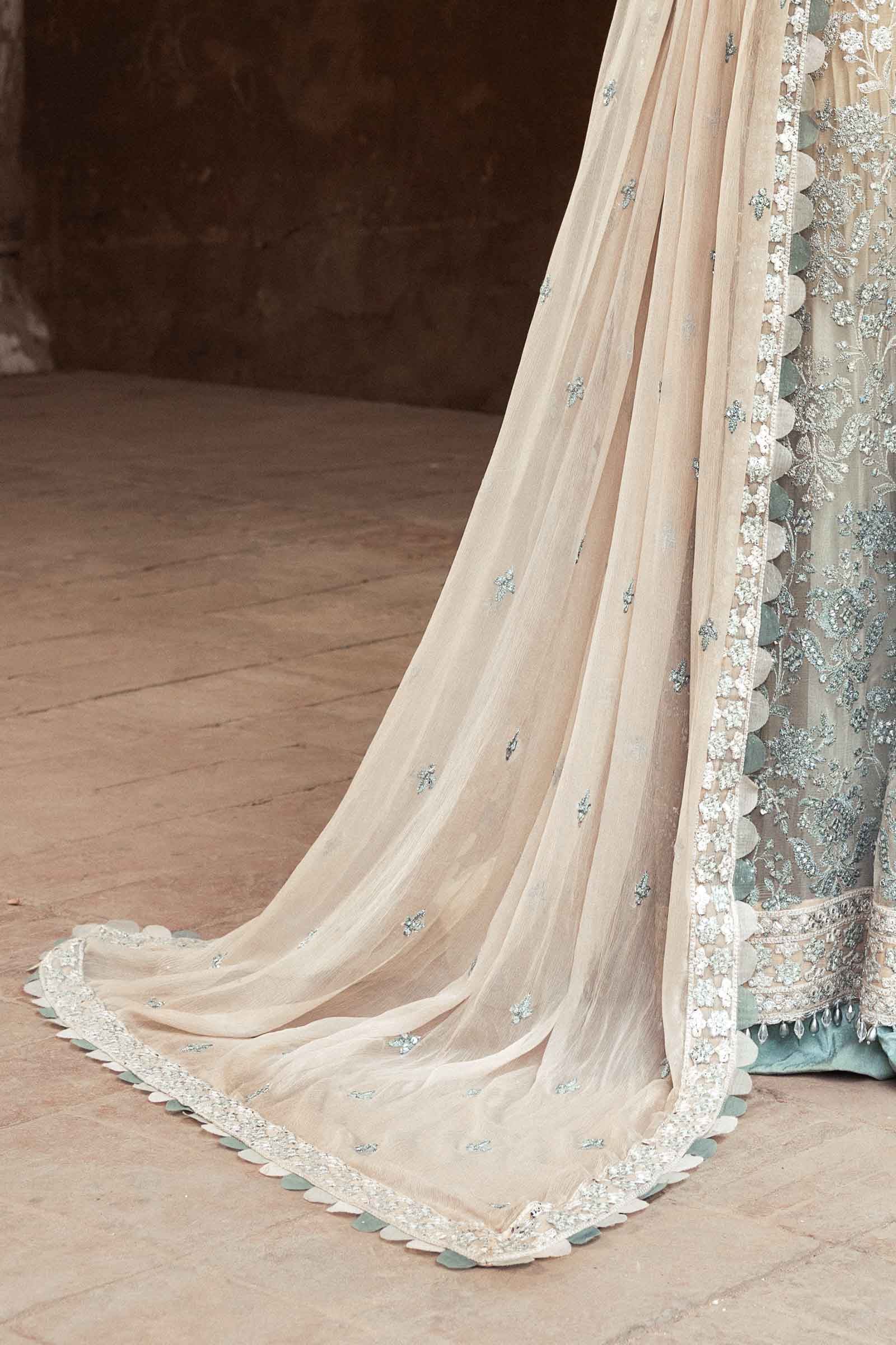 Embroidered Chiffon Fabric (2Pcs) | LF-918