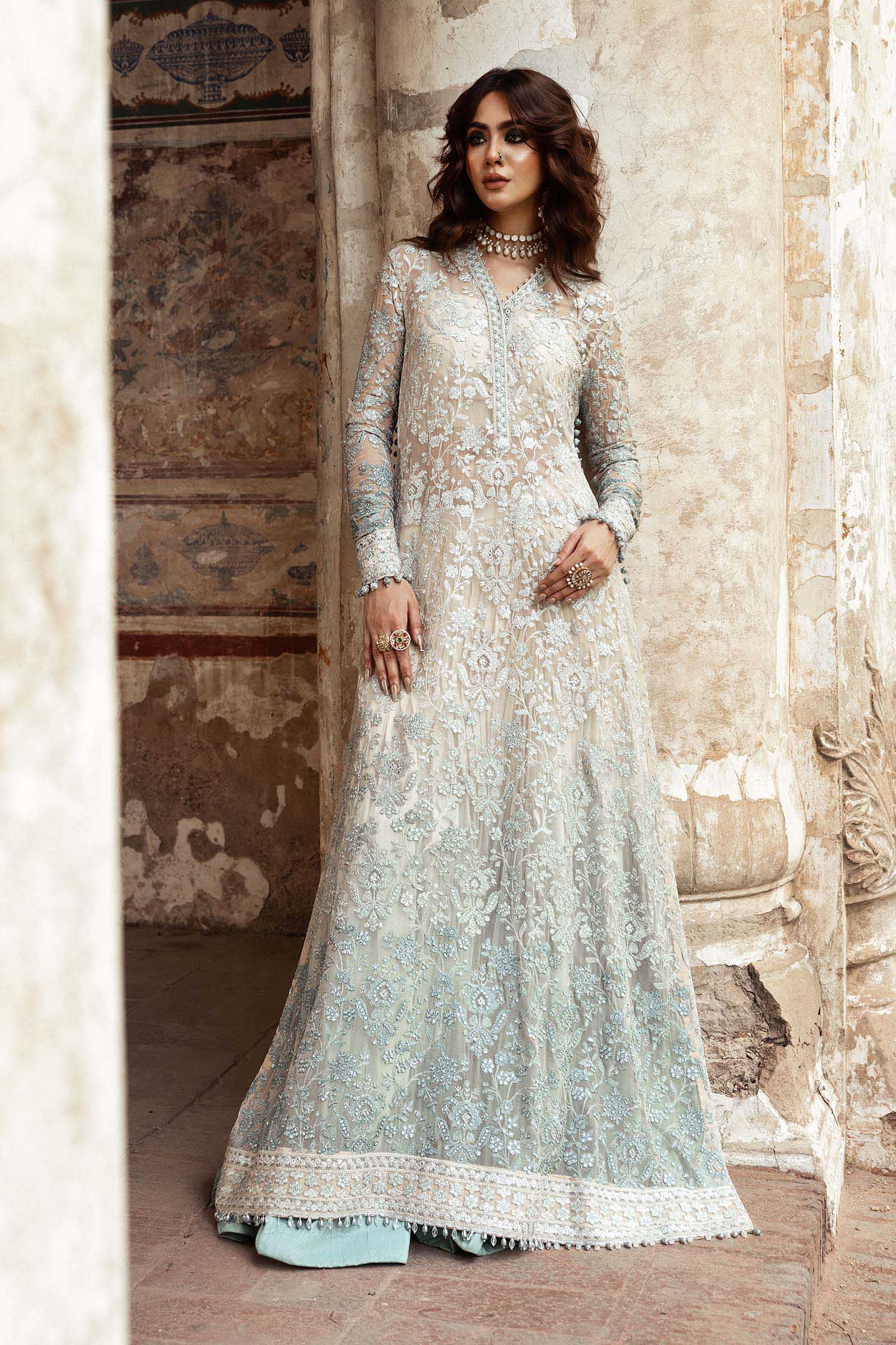 Embroidered Chiffon Fabric (2Pcs) | LF-918