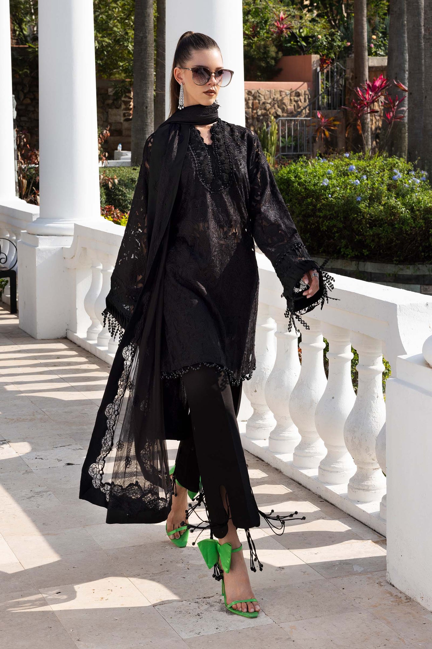 Embroidered Lawn Fabric (3Pcs)