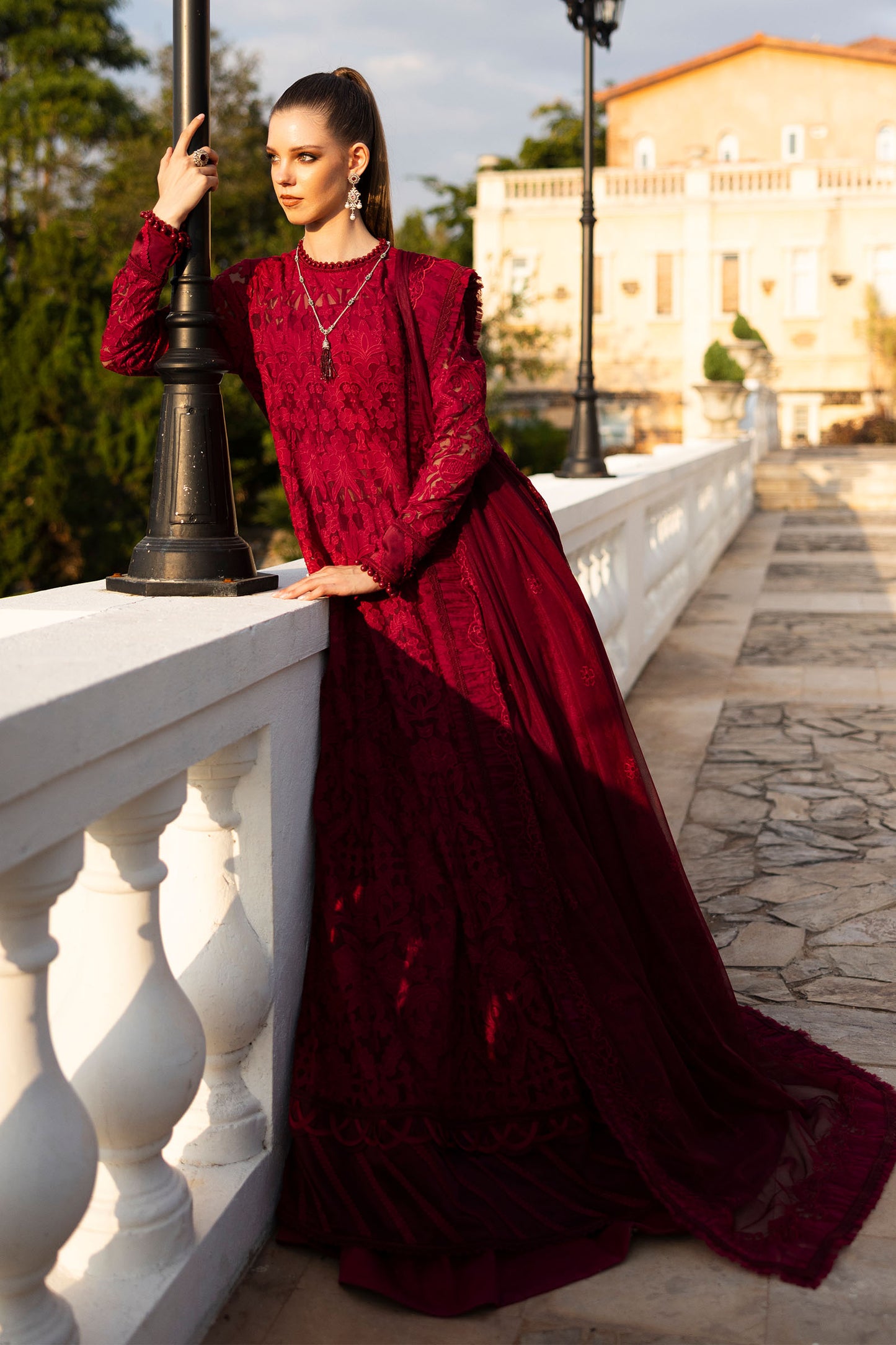 Embroidered Lawn Fabric (3Pcs)