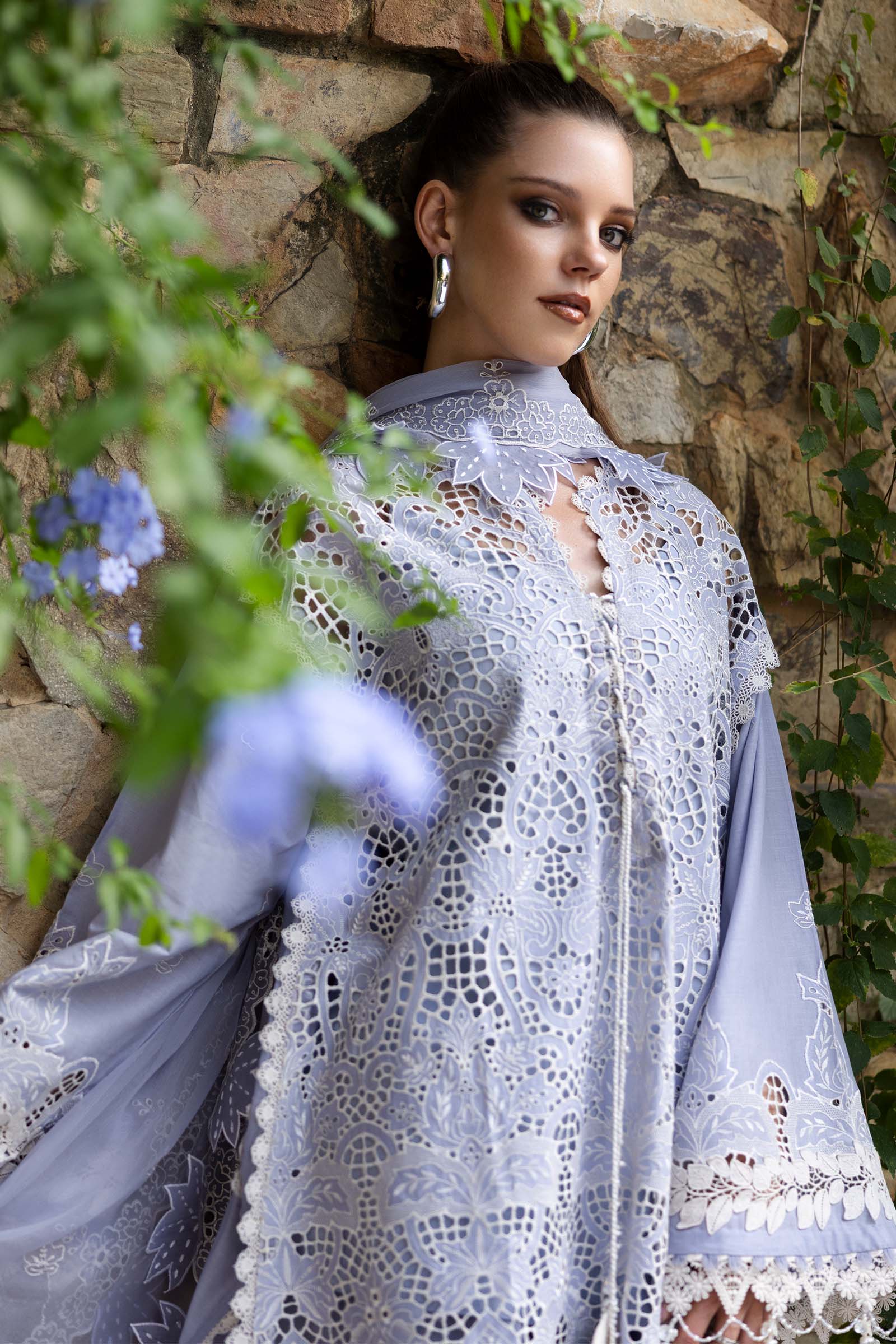 Embroidered Lawn Fabric (3Pcs)