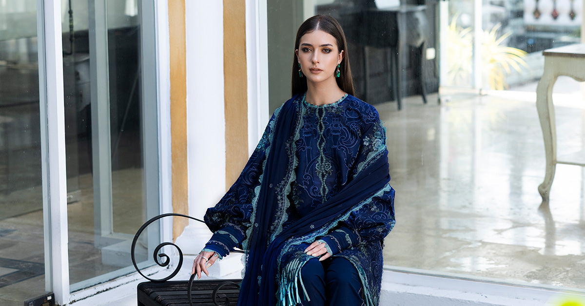 Embroidered Lawn Fabric (3Pcs)