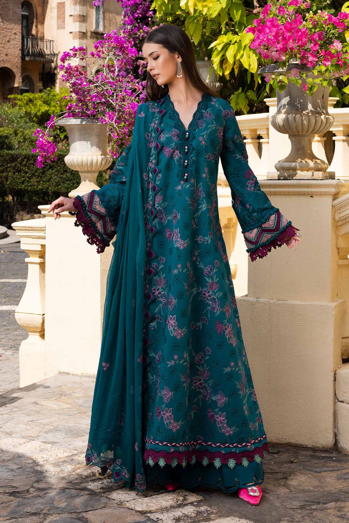 Embroidered Lawn Fabric (2Pcs) All Products LF1017S-OLN-PKB