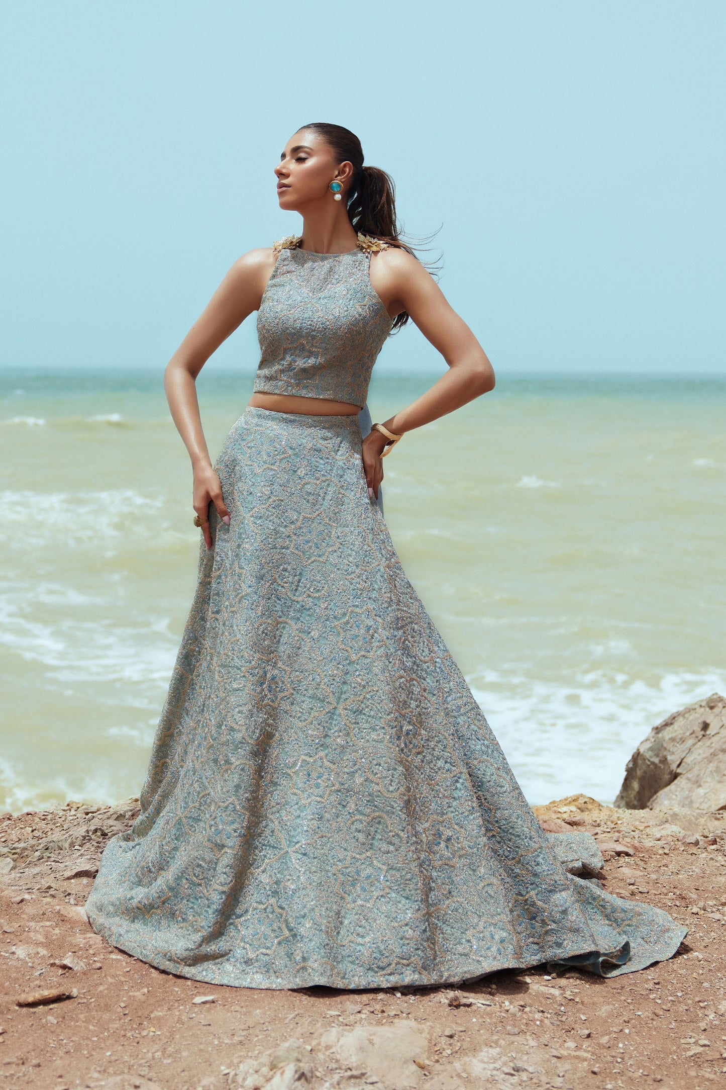 M.Luxe Fabrics Ice Blue LF-505