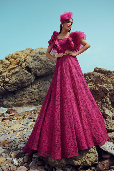 M.Luxe Fabrics Pink LF-517 All Sale LF00517-OLN-PNK