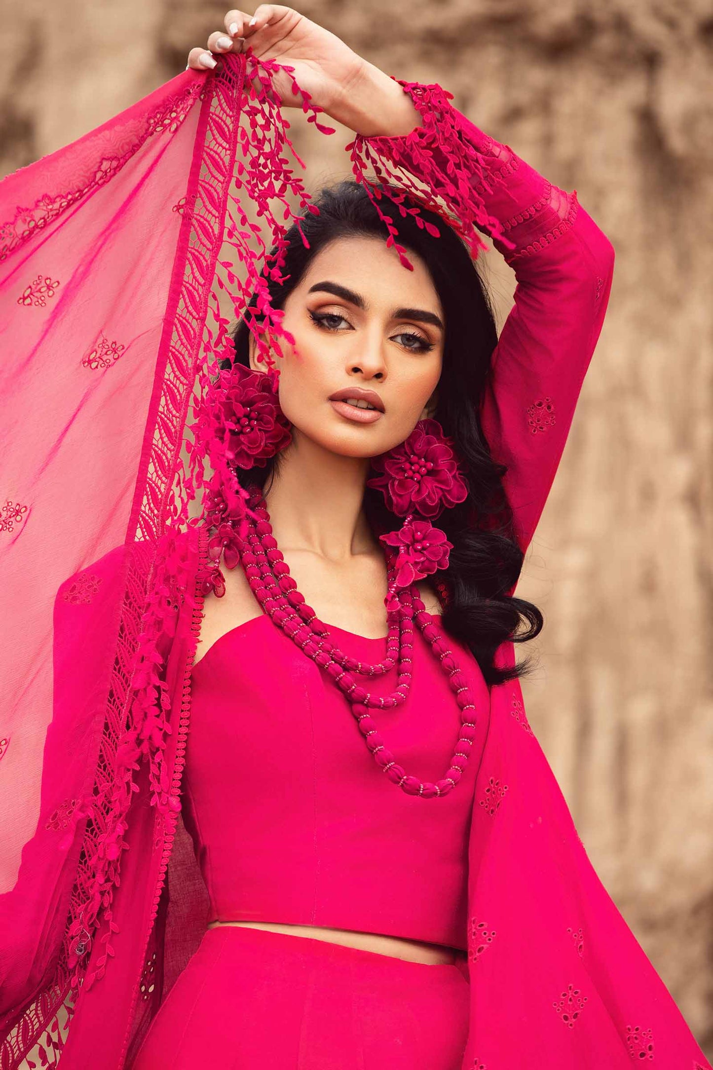 Embroidered Lawn Fabric (3Pcs) | LF-805