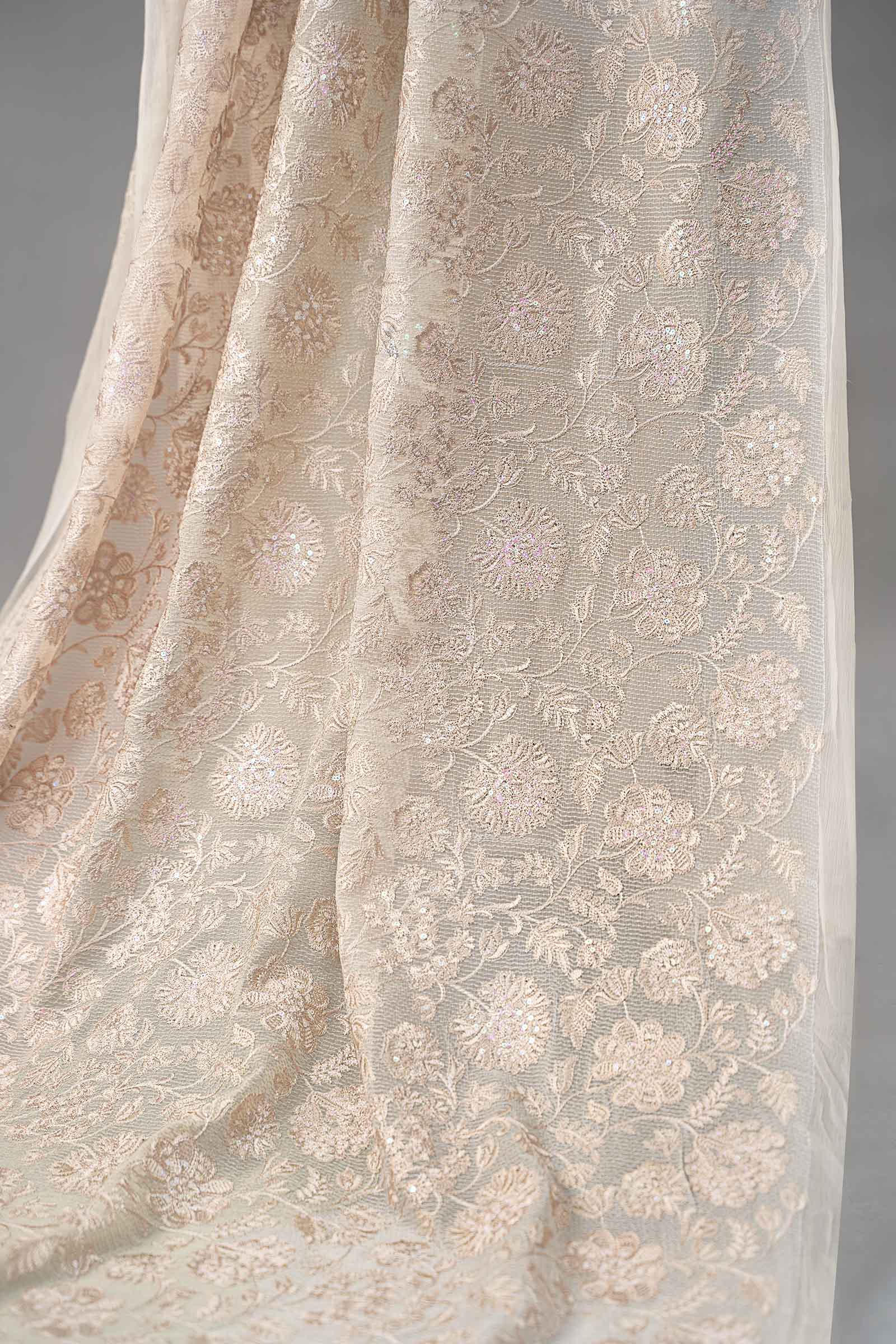 Embroidered Chiffon Fabric (2Pcs) | LF-817