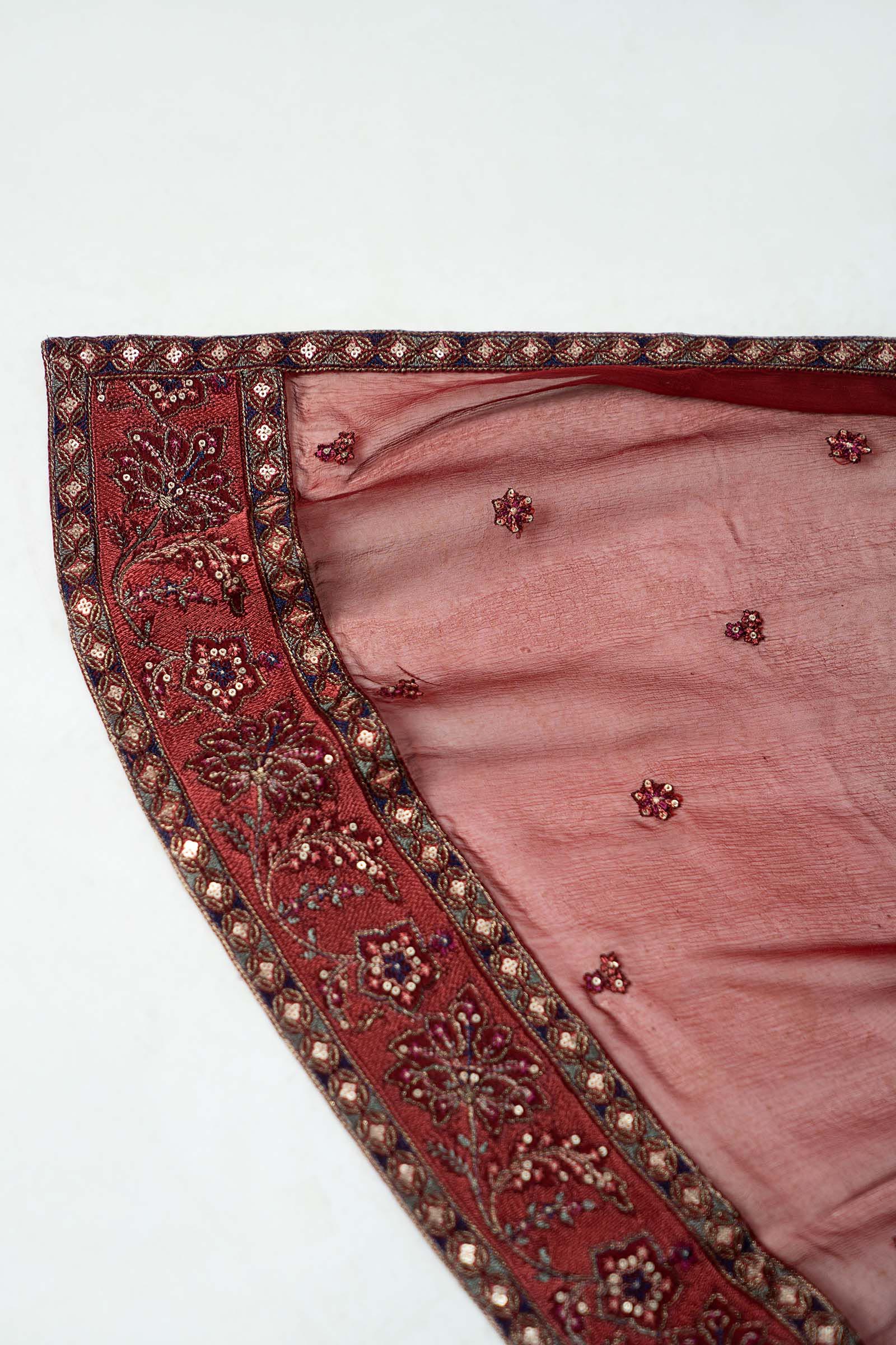 Embroidered Chiffon Fabric (2Pcs) | LF-914