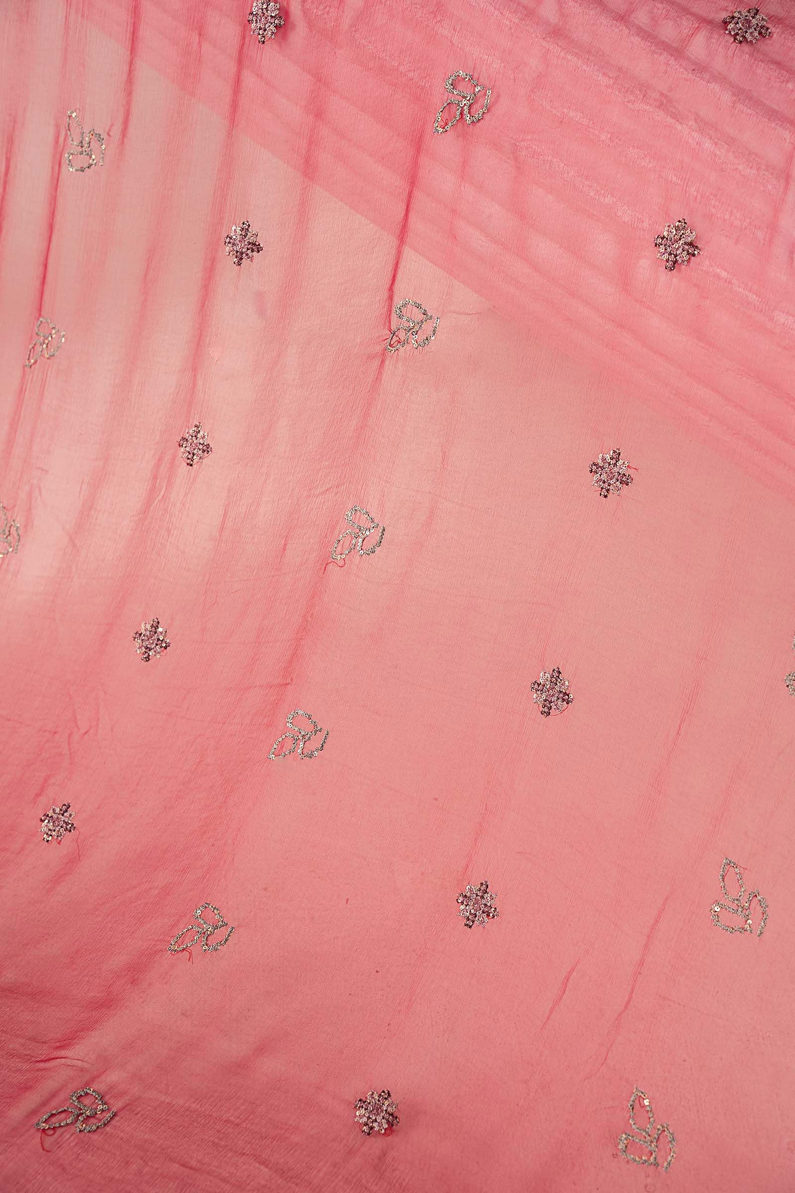 Embroidered Chiffon Fabric (3Pcs)