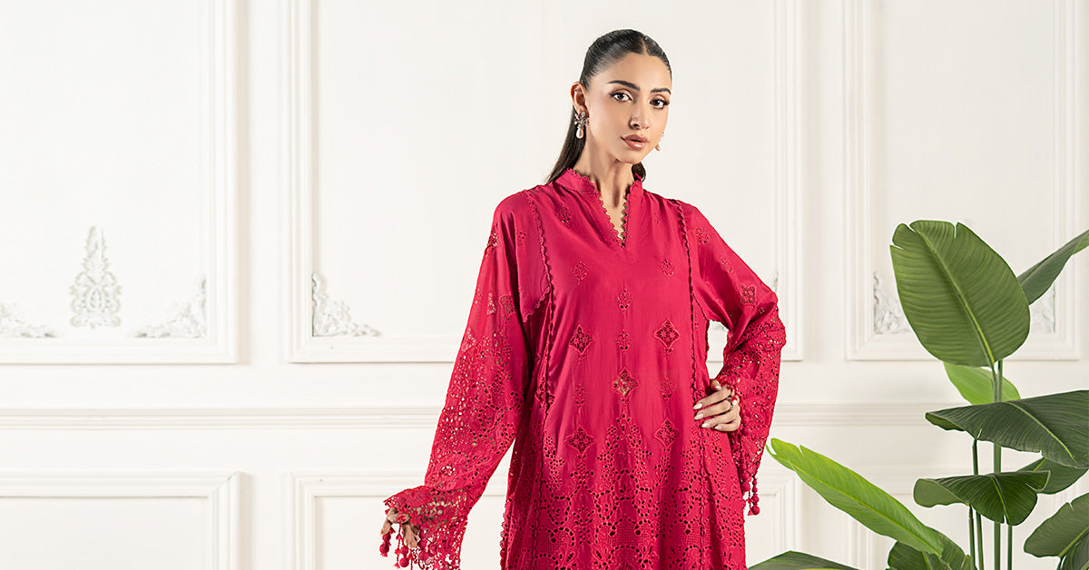 Embroidered Lawn Fabric (3Pcs) | LF-805