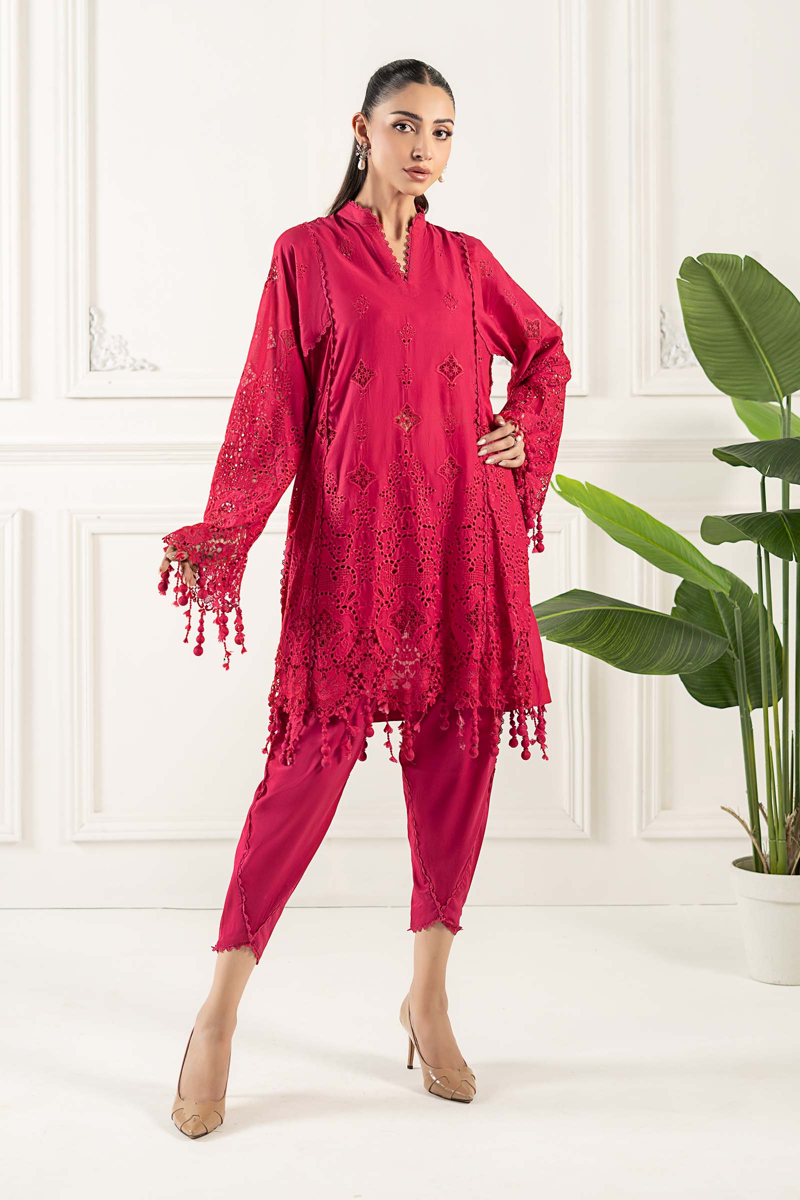 Embroidered Lawn Fabric (3Pcs) | LF-805