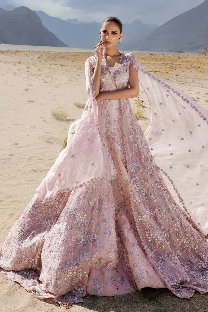 Embroidered Chiffon Fabric (2Pcs) | LF-916 All Products LF0916S-OLN-TPN