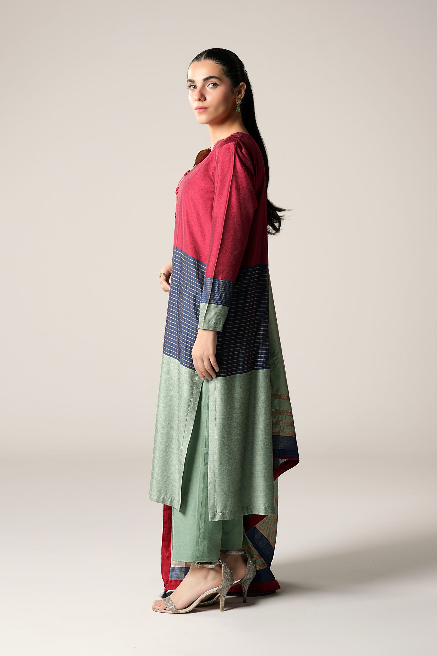 2 Pc Yarn Dyed Suit
