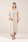 2 Pc Embroidered Tonal Neps Suit