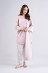 2 Pc Embroidered Tonal Neps Suit