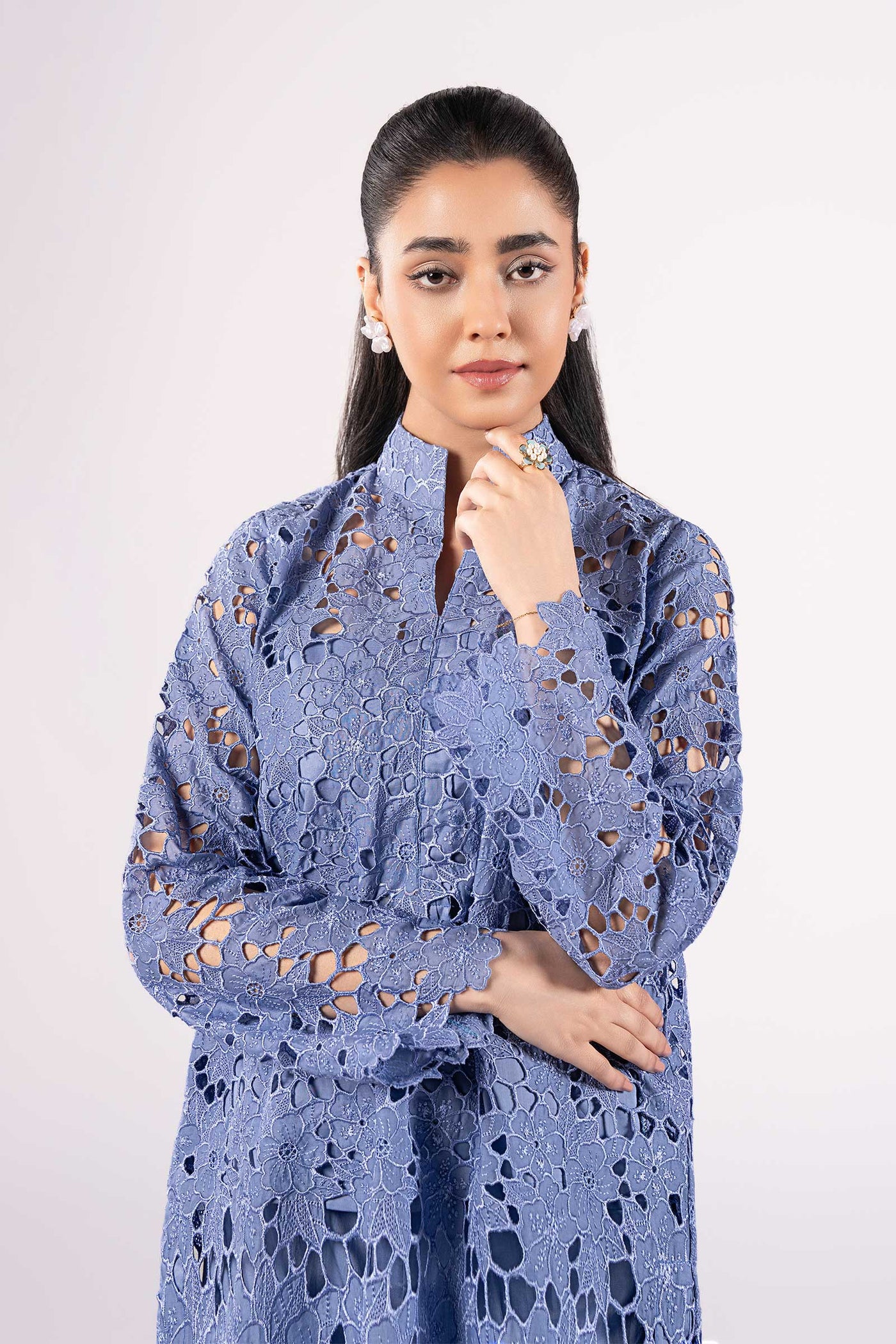 2 Pc Embroidered Lawn Suit