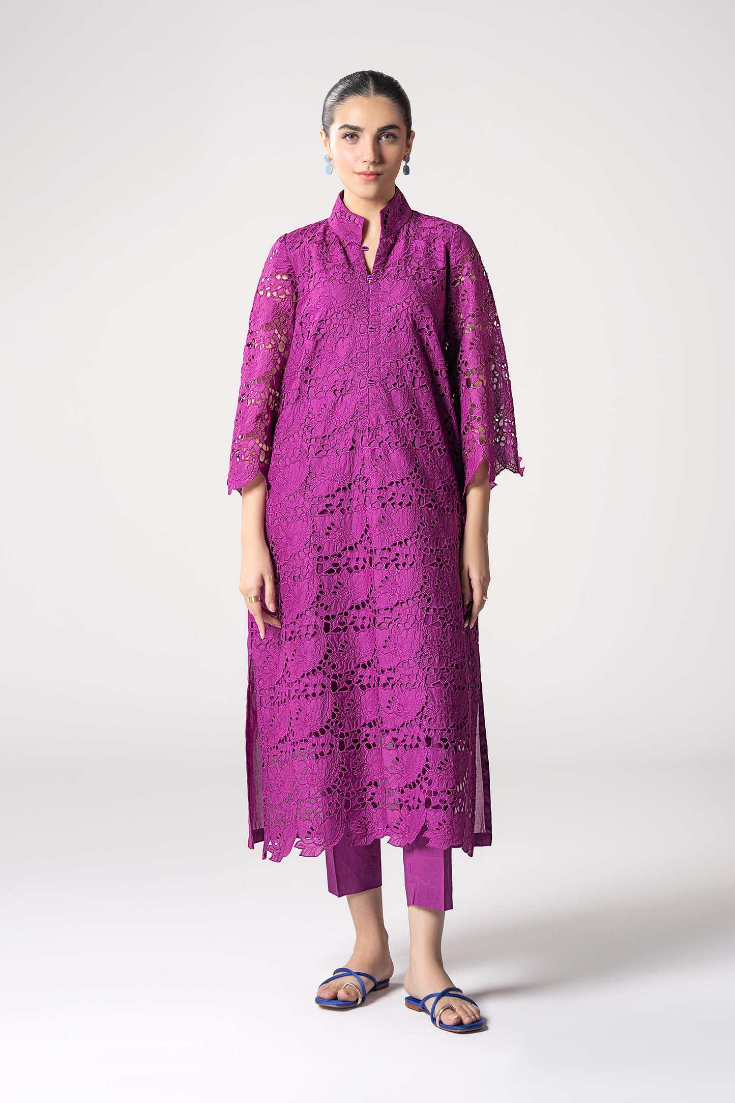 2 Pc Embroidered Lawn Suit