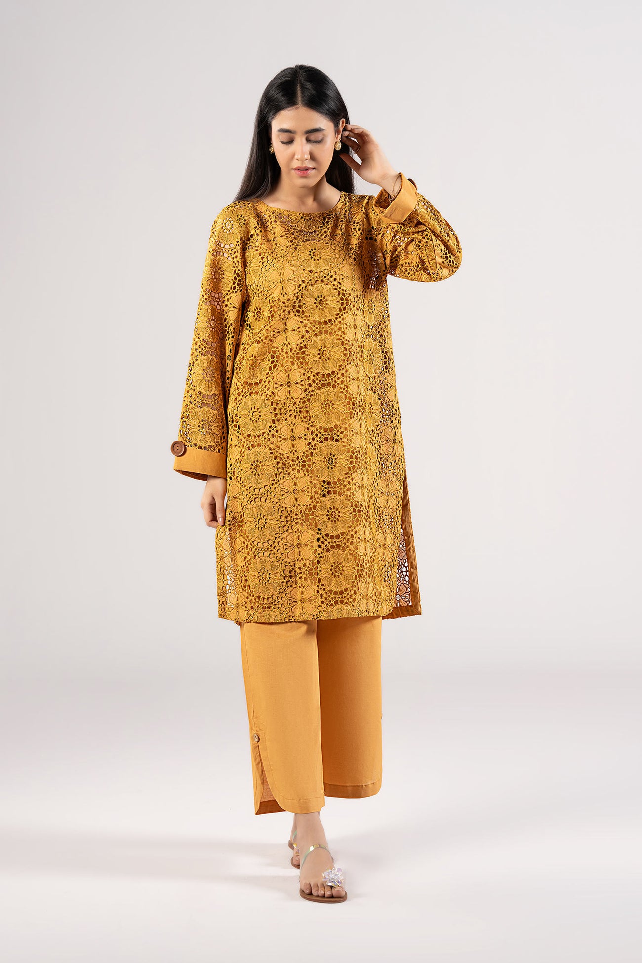 2 Pc Embroidered Lawn Suit