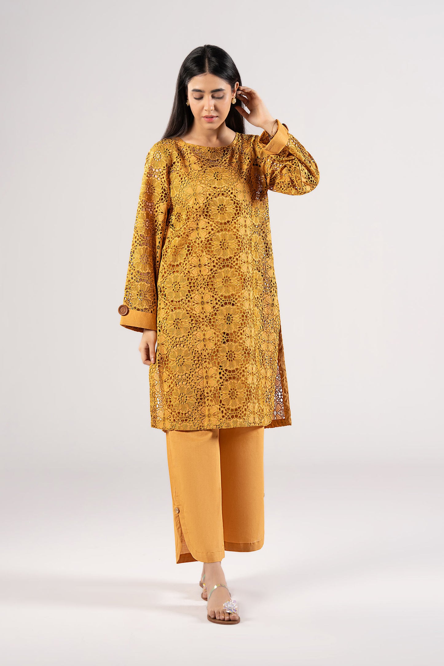 2 Pc Embroidered Lawn Suit