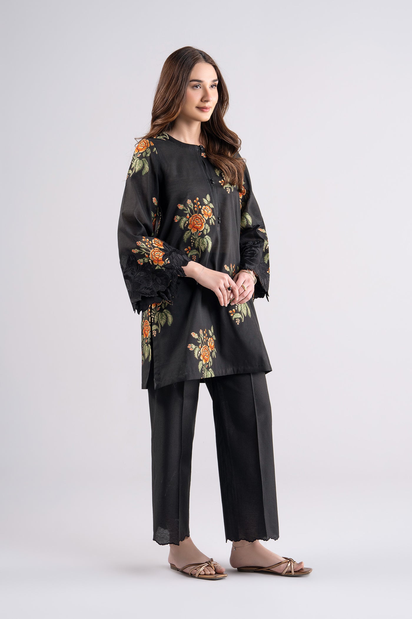 2 Pc Embroidered Jacquard Suit | MB-CS25-121