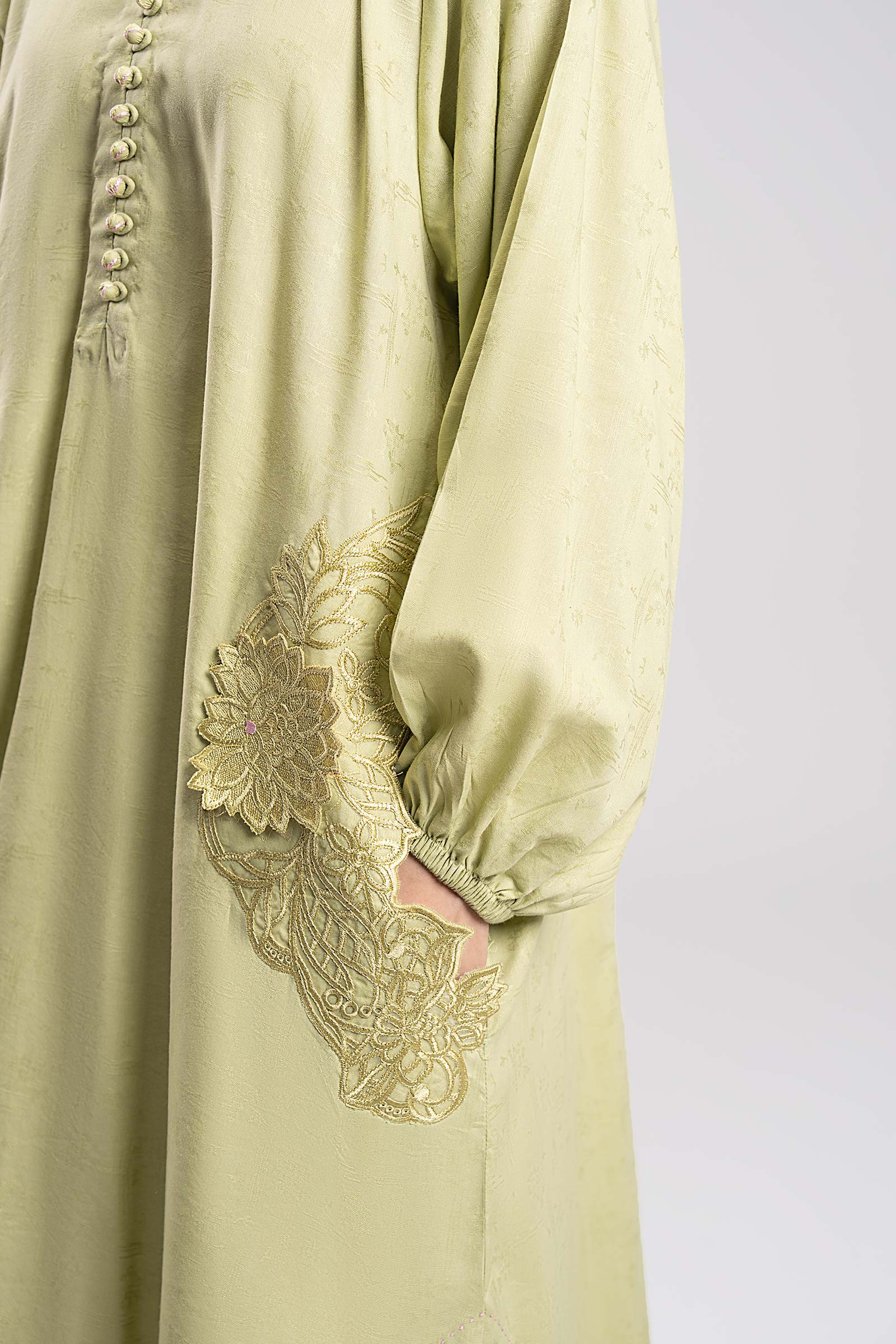 Embroidered Dobby Viscose Shirt