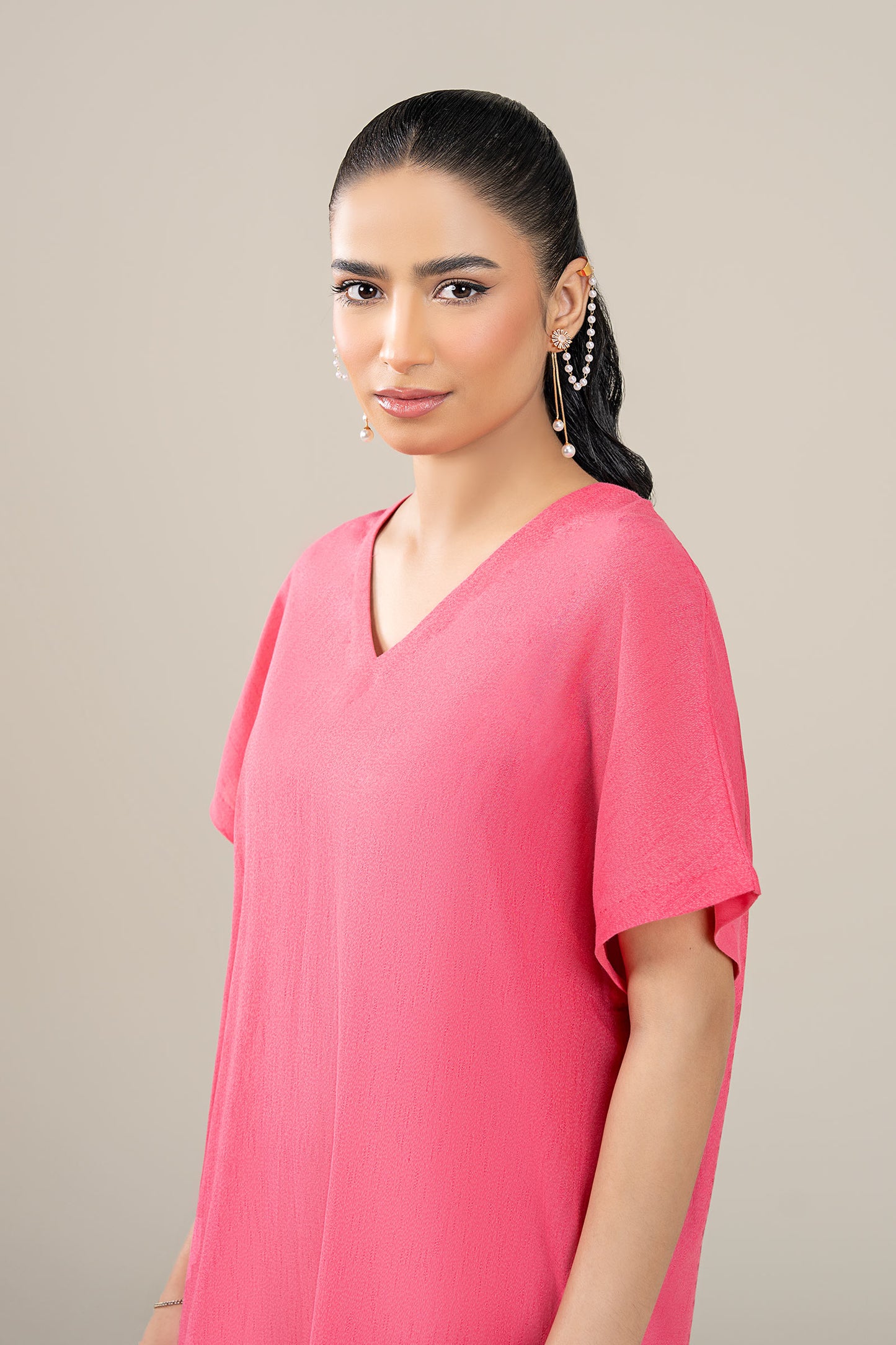 Embroidered Karandi Shirt