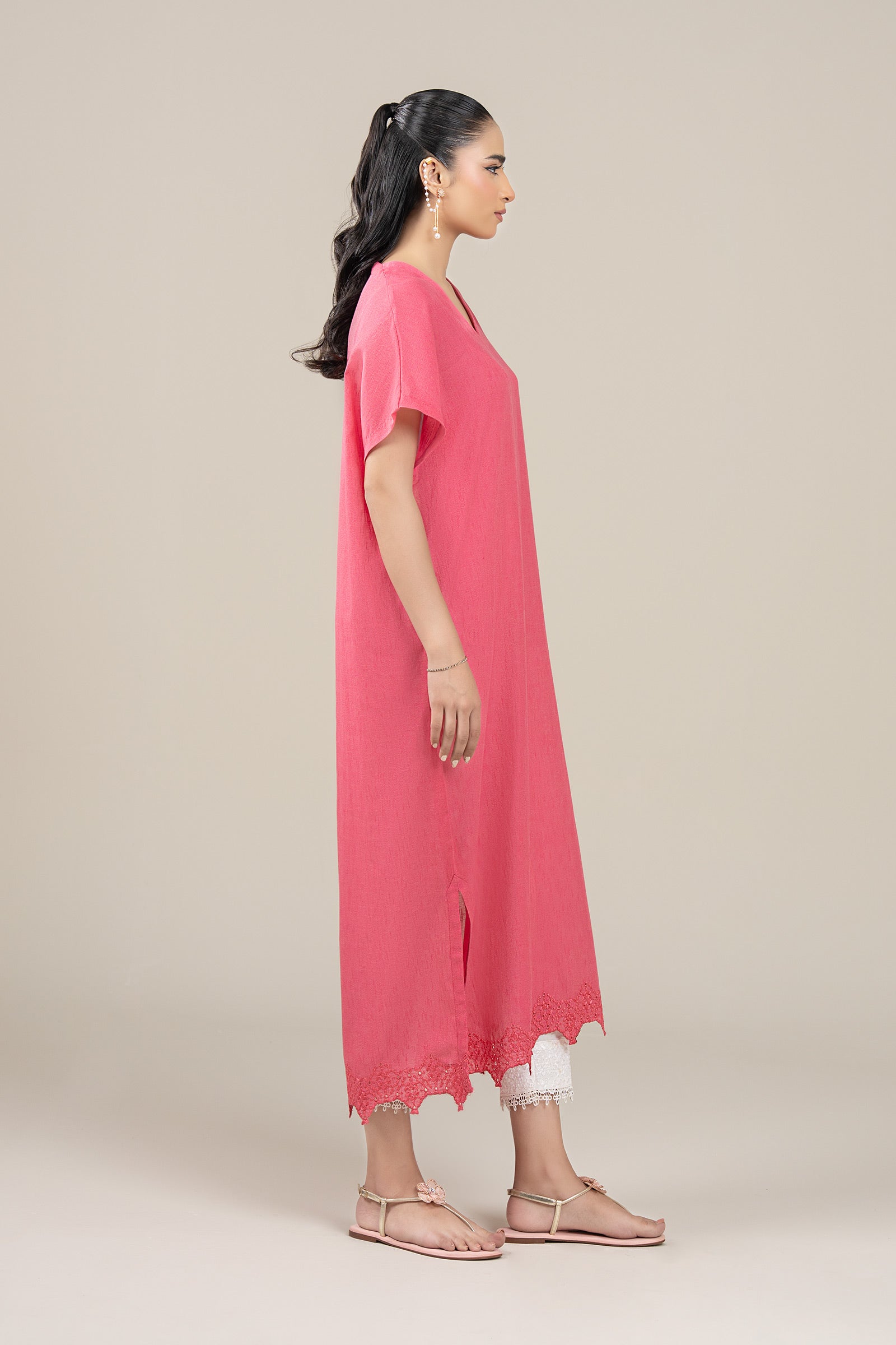 Embroidered Karandi Shirt