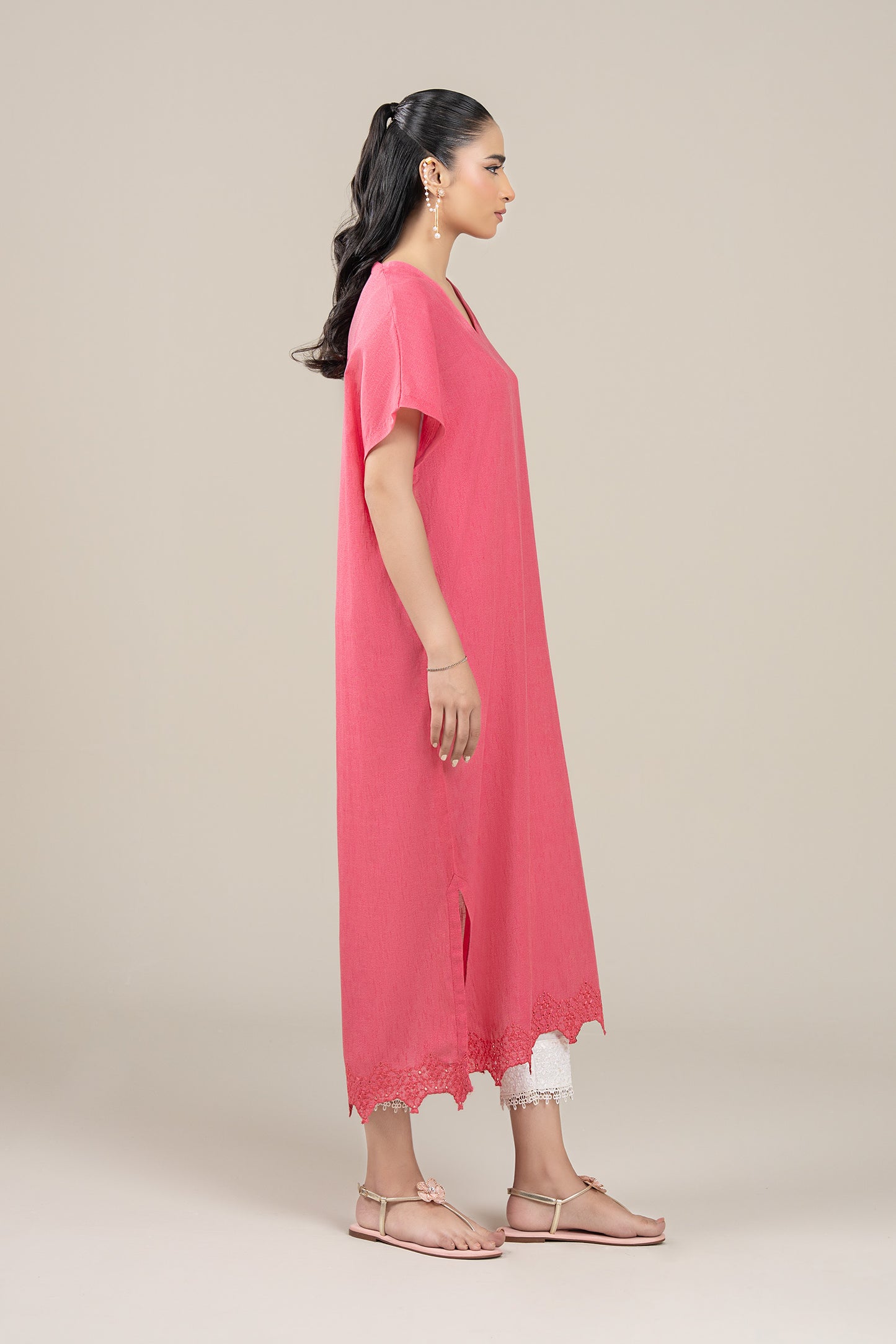 Embroidered Karandi Shirt