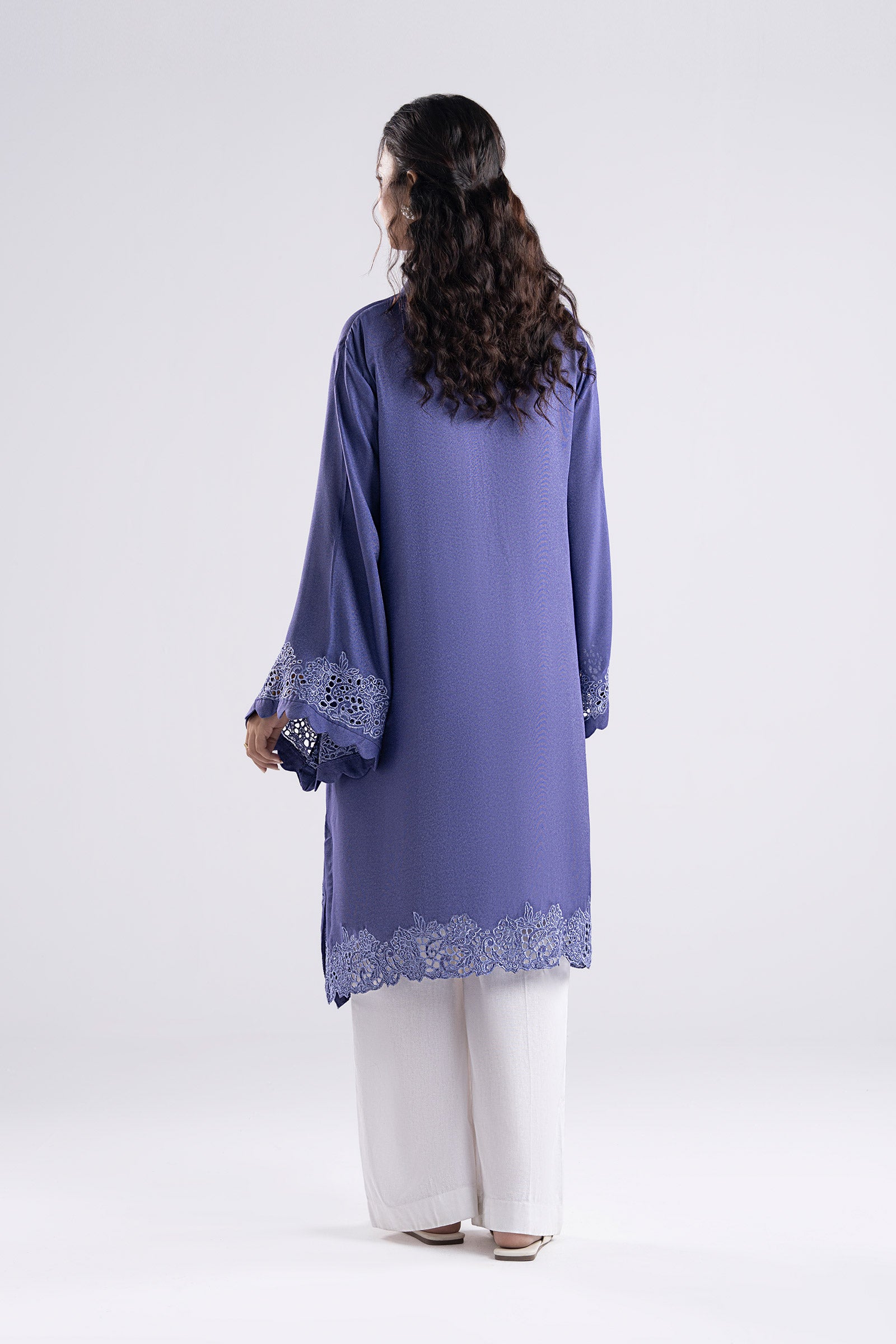 Embroidered Karandi Shirt