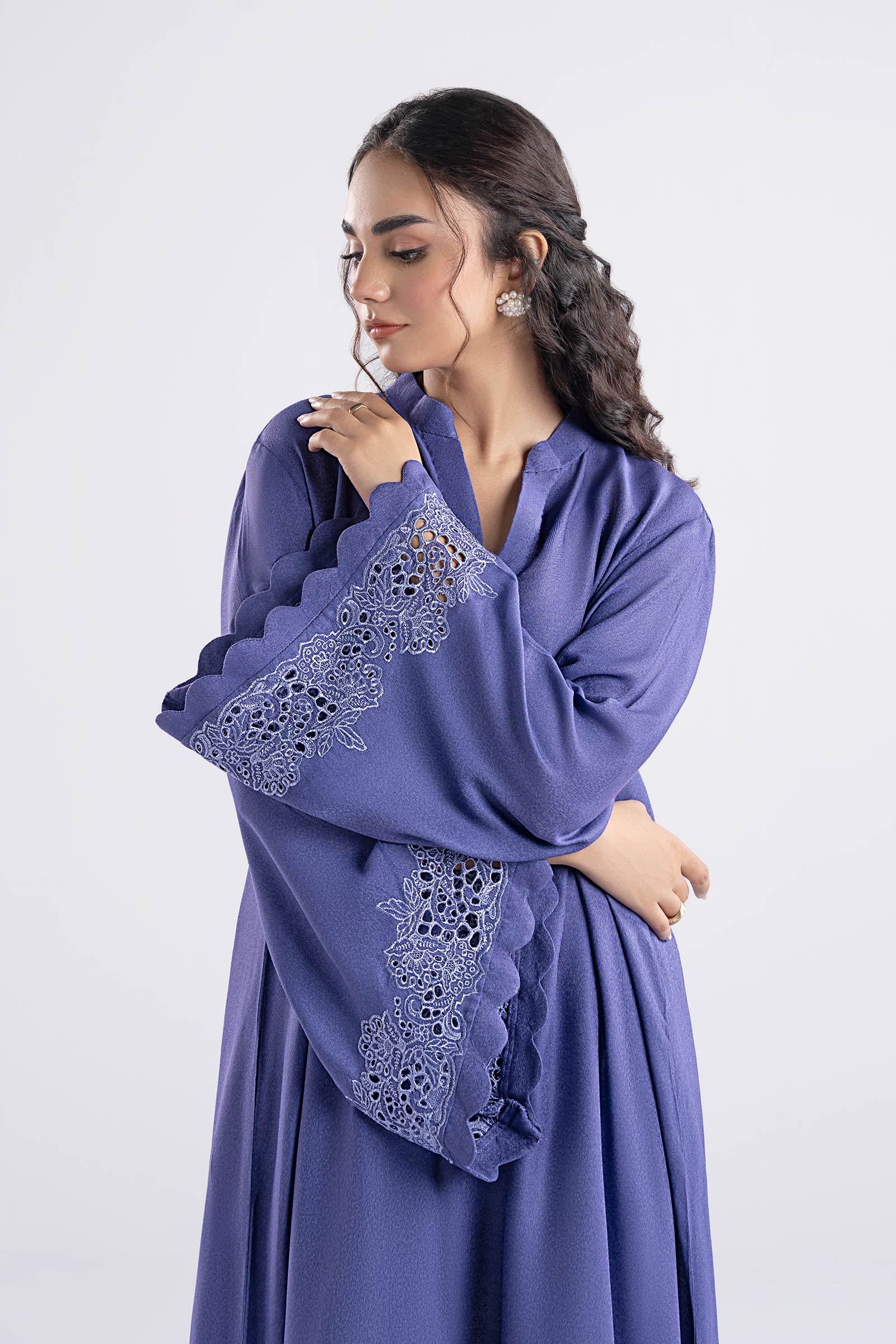 Embroidered Karandi Shirt