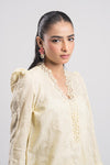 2 Pc Embroidered Textured Cotton Suit