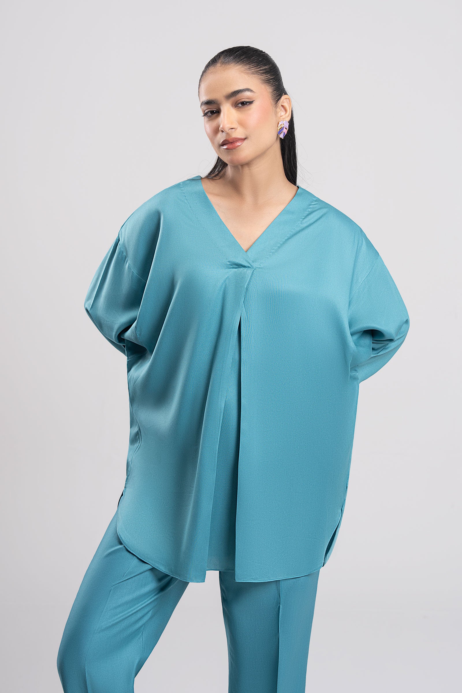 2 Pc Dyed Twill Suit