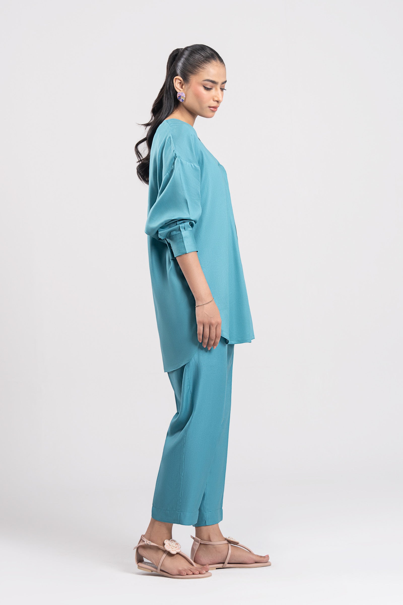 2 Pc Dyed Twill Suit