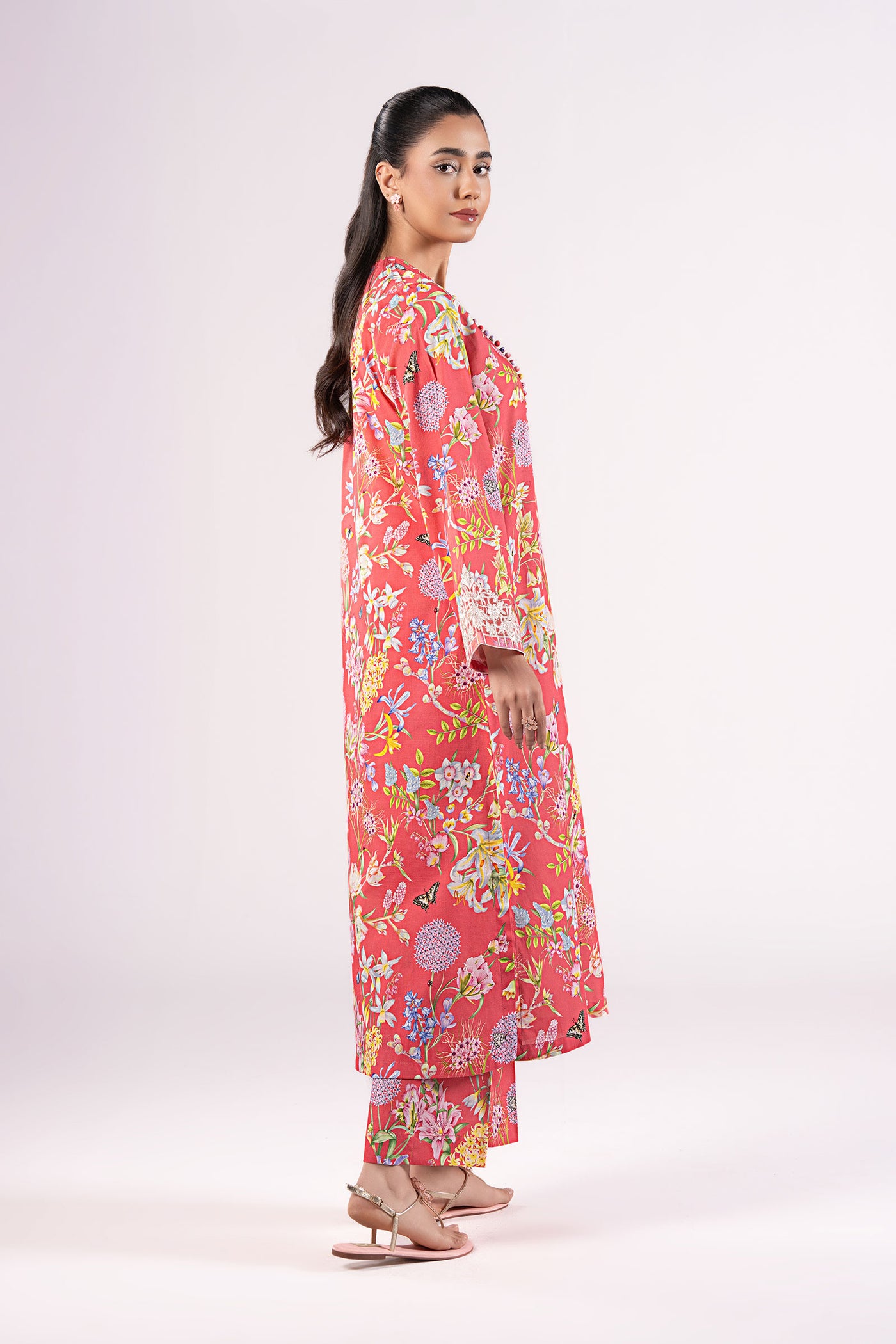 2 Pc Embroidered Slub Lawn Suit | MB-CS25-188