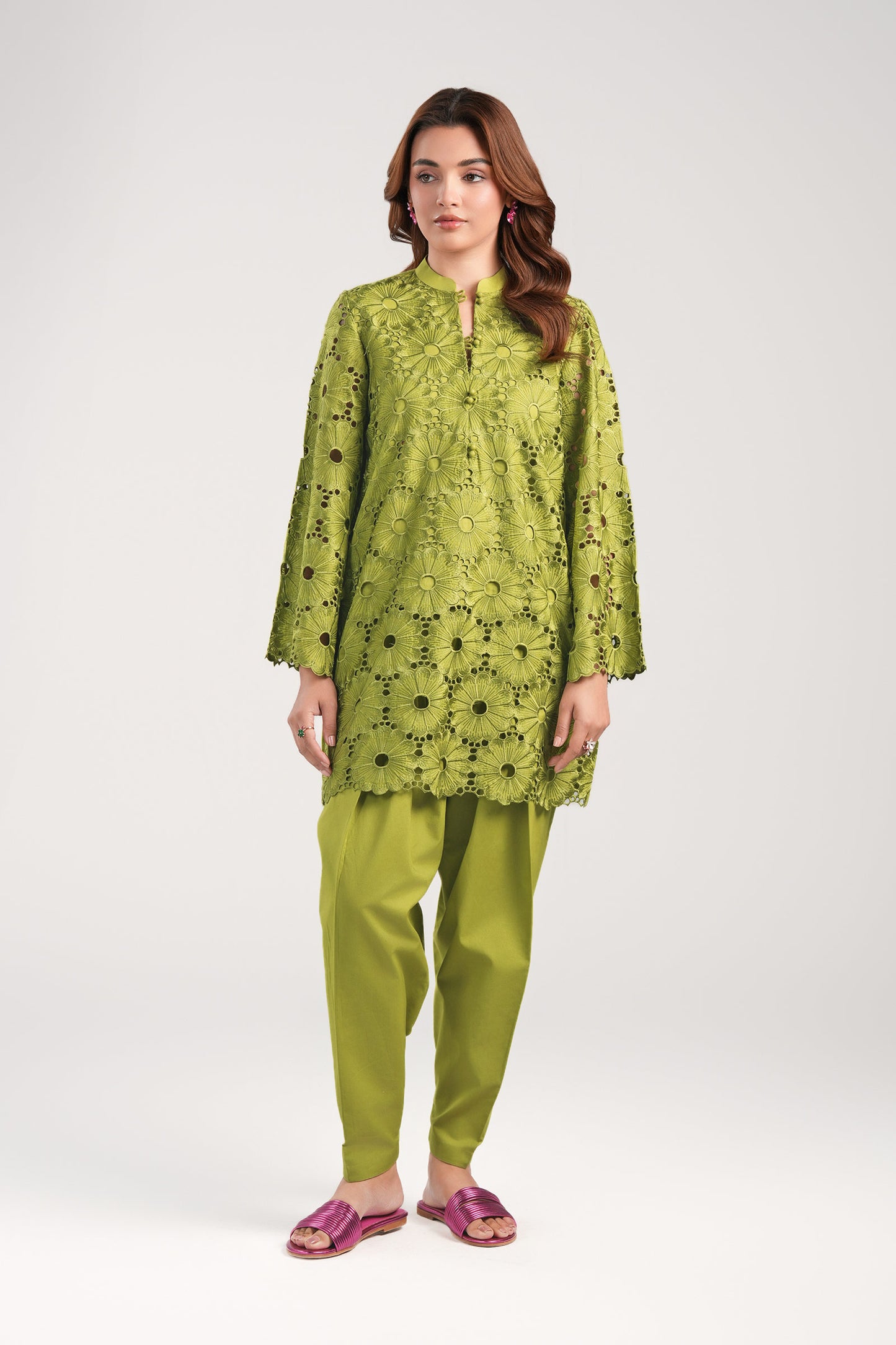 2 Pc Embroidered Lawn Suit