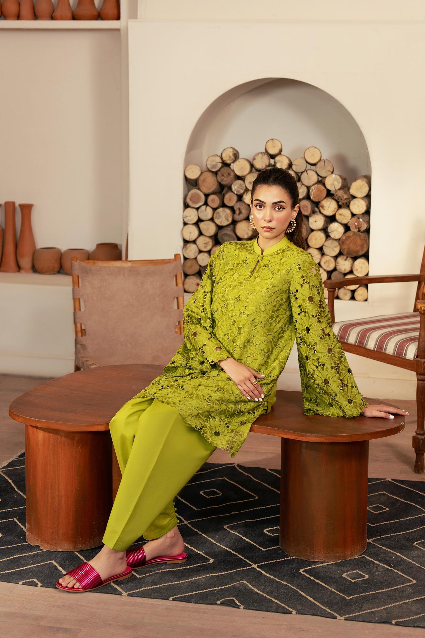 2 Pc Embroidered Lawn Suit