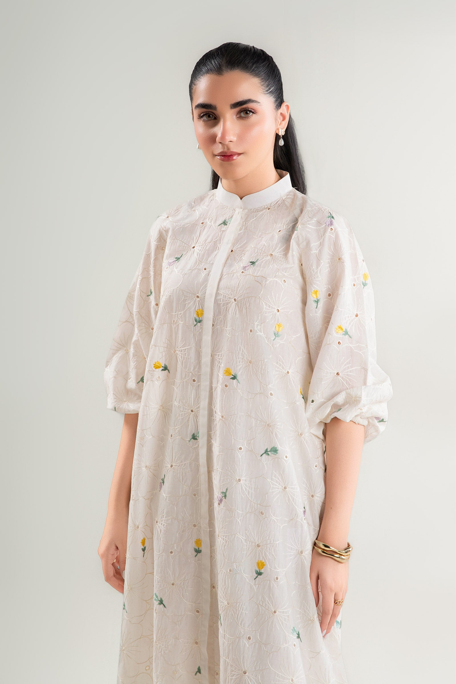 Embroidered Lawn Dress