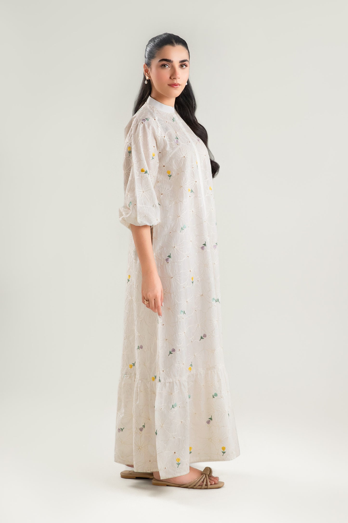 Embroidered Lawn Dress