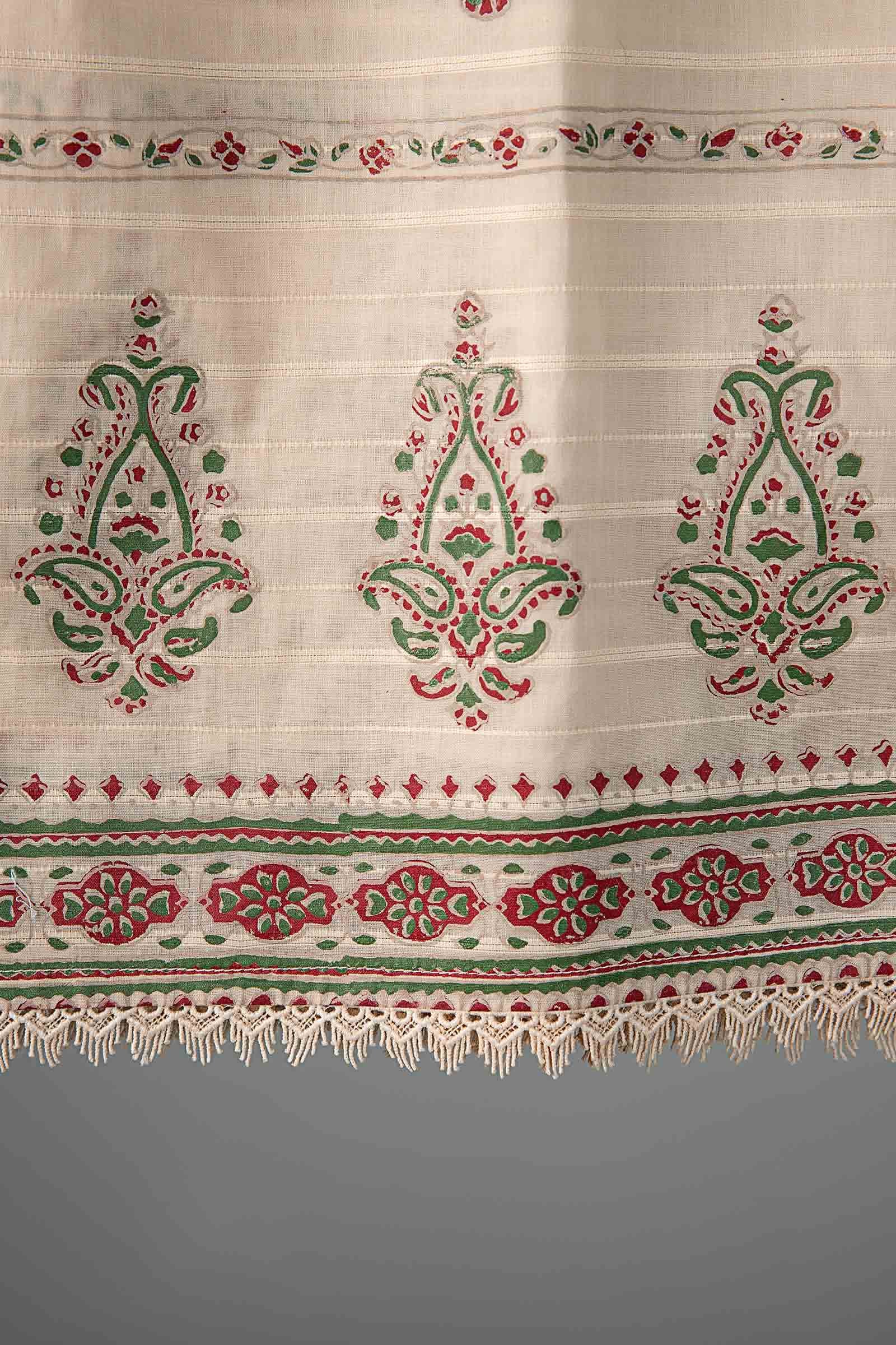 Printed Textured Voile Dupatta