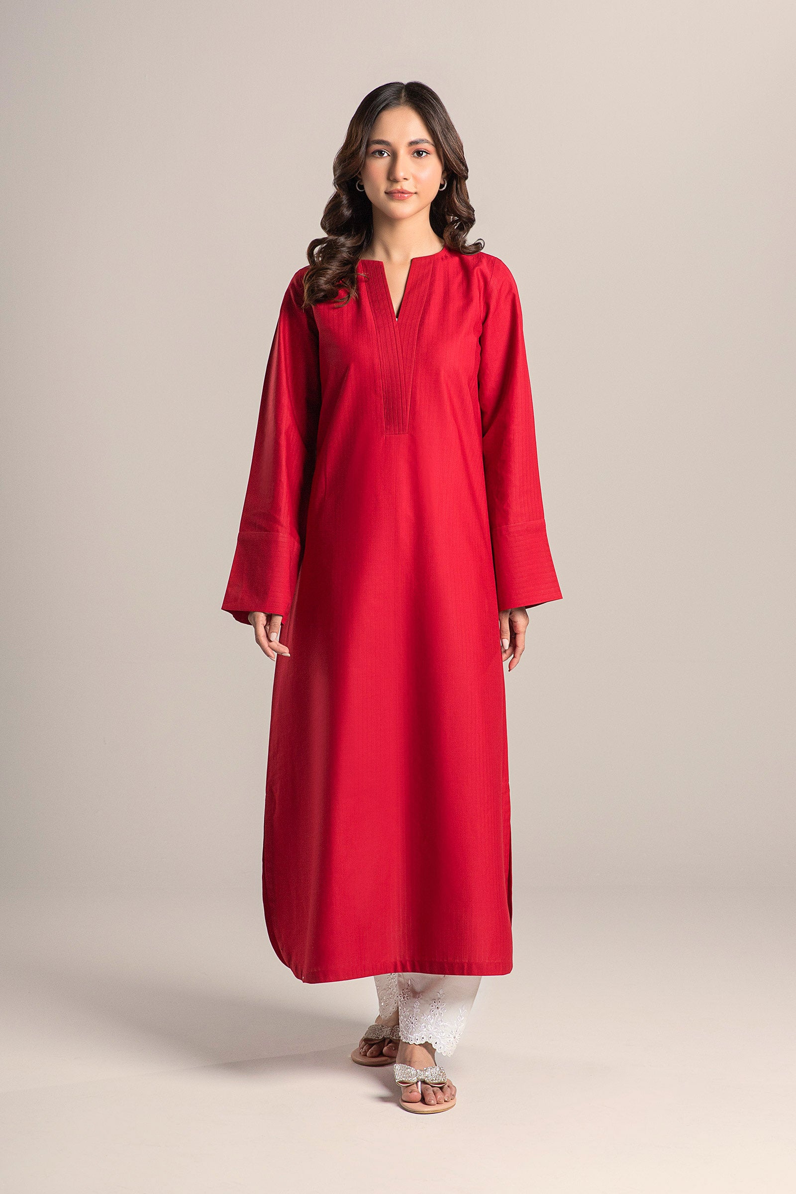 Dyed Self Pinstripe Shirt