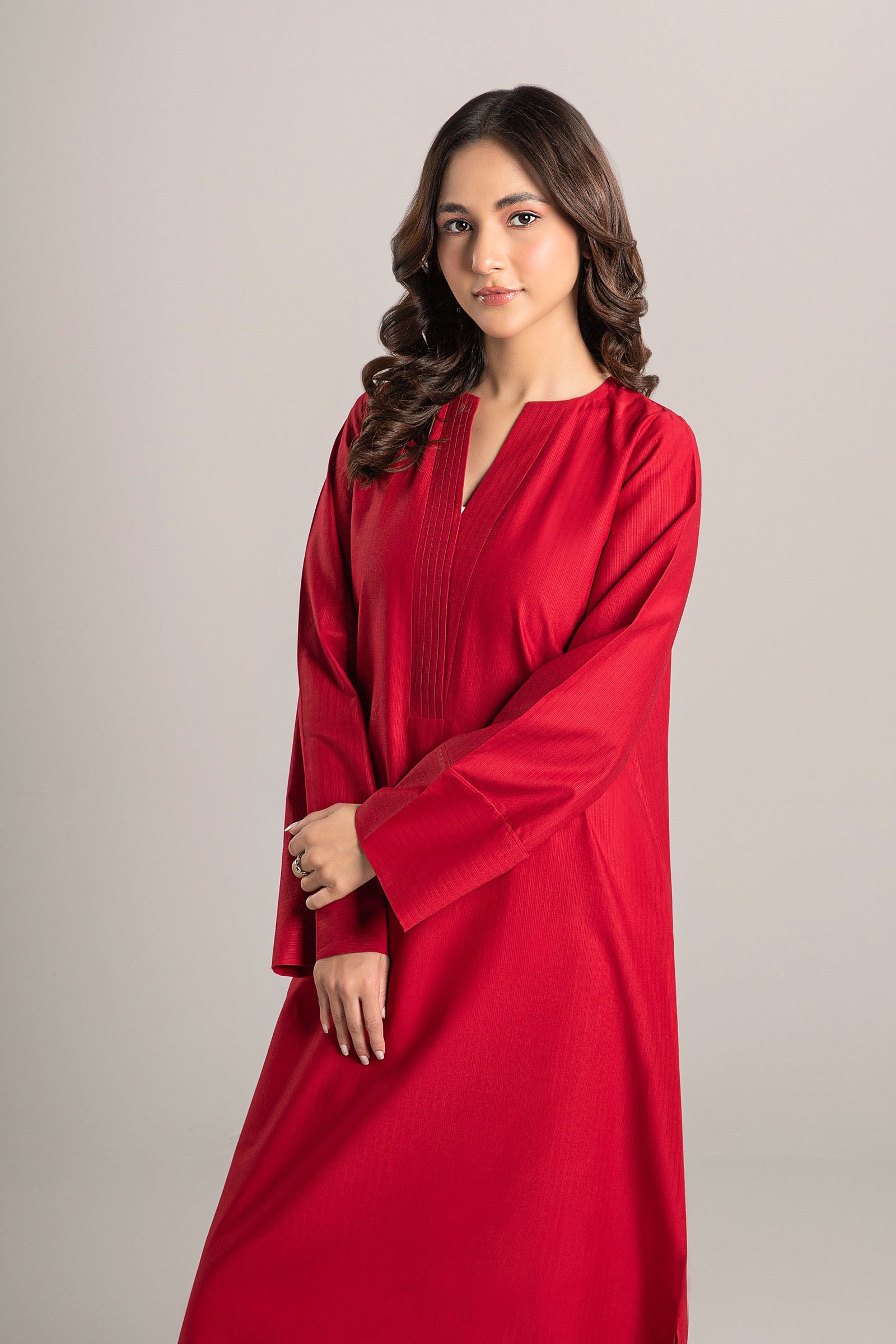 Dyed Self Pinstripe Shirt