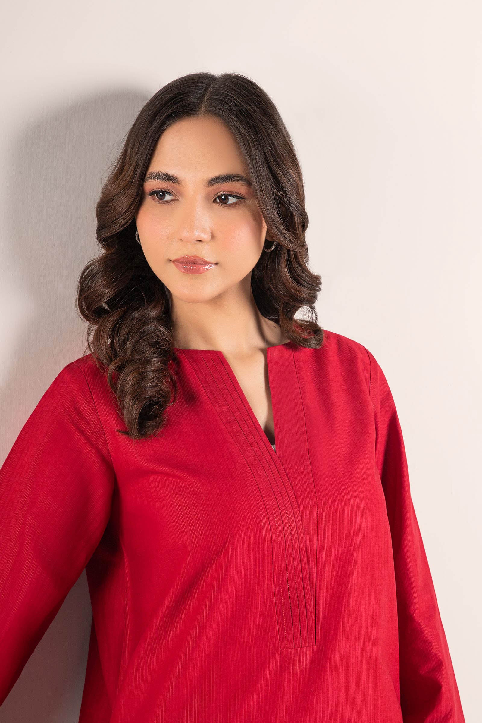 Dyed Self Pinstripe Shirt