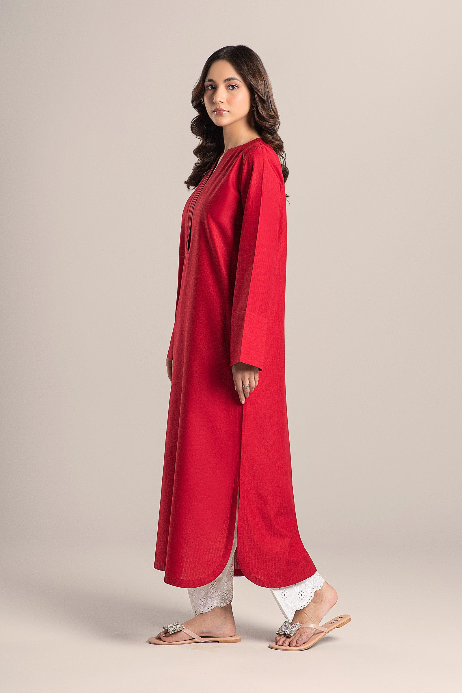 Dyed Self Pinstripe Shirt