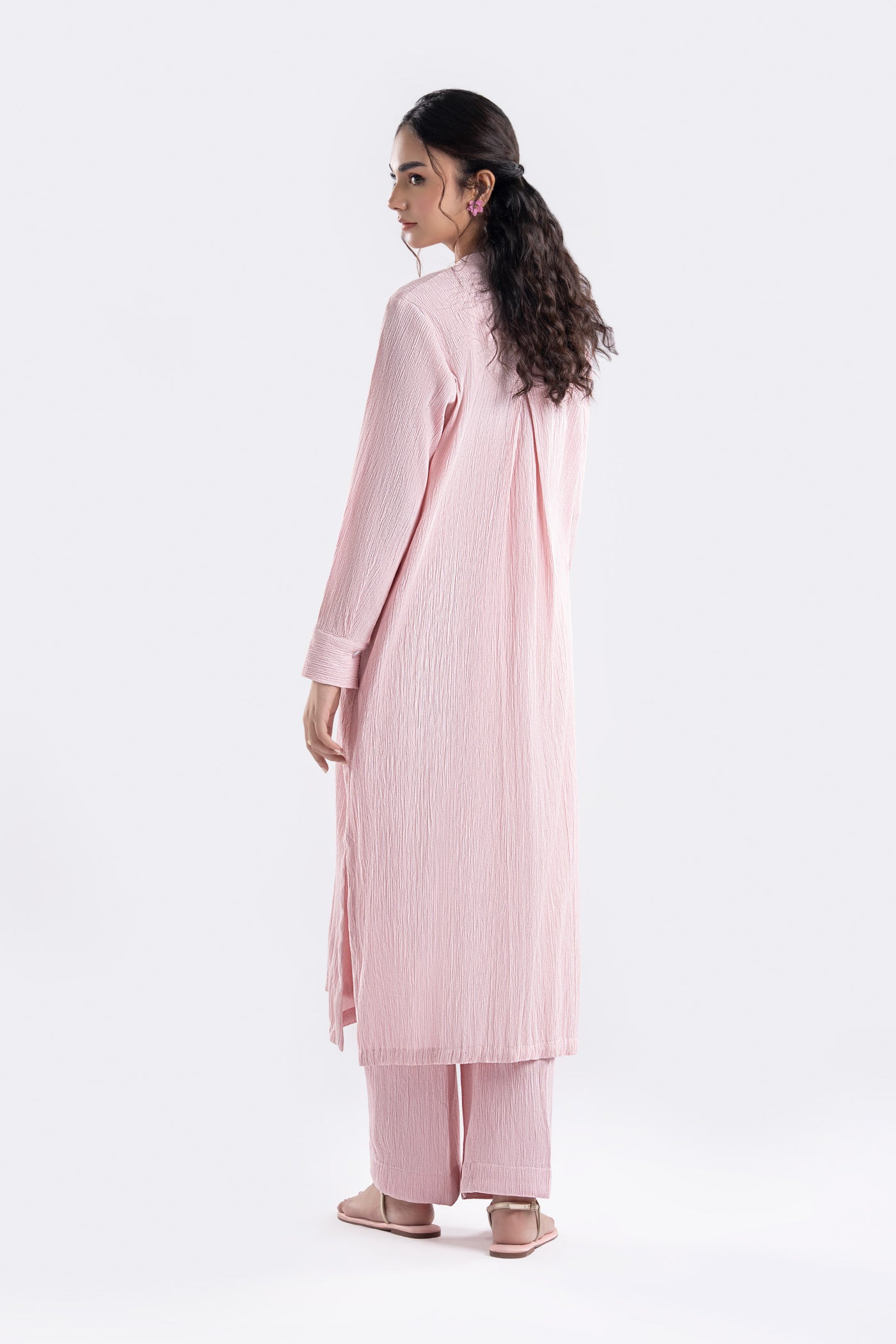 2 Pc Dyed Seersucker Suit